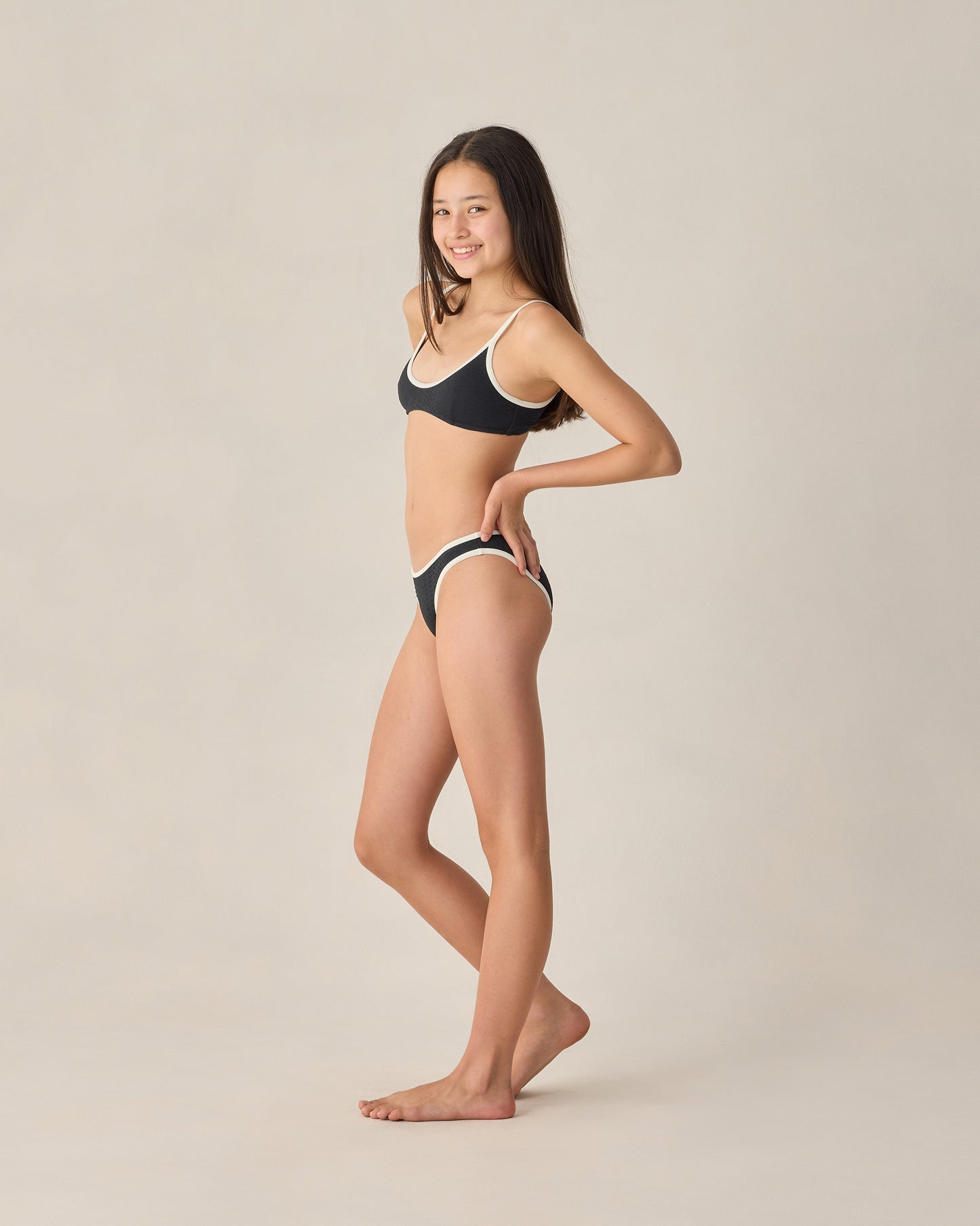 Teen Cora Bikini Set Black - Rylee + Cru | Kids Clothes | Trendy Baby Clothes | Modern Infant Outfits |