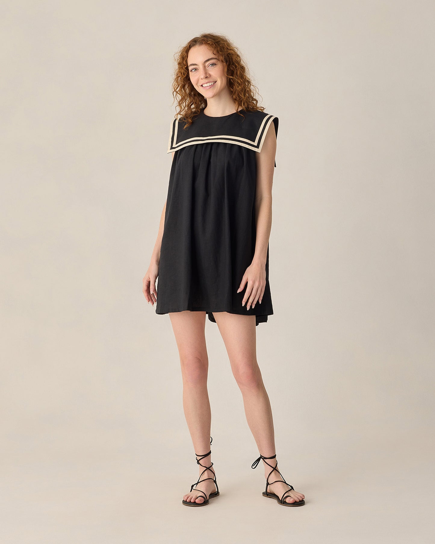 Women's Sailor Dress Black - Rylee + Cru | Kids Clothes | Trendy Baby Clothes | Modern Infant Outfits |