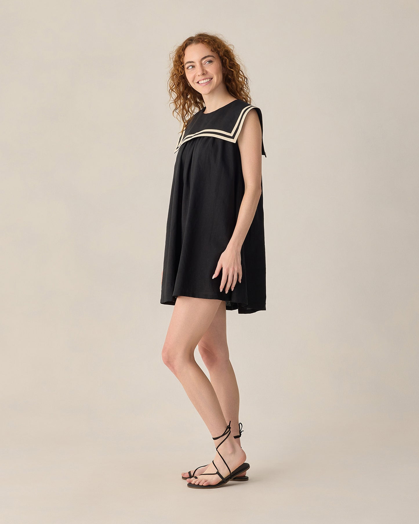 Women's Sailor Dress Black - Rylee + Cru | Kids Clothes | Trendy Baby Clothes | Modern Infant Outfits |