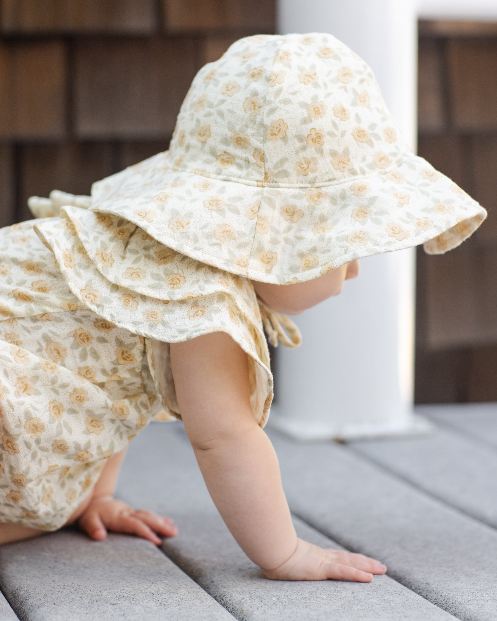 Roxy Romper Yellow Floral – Rylee + Cru