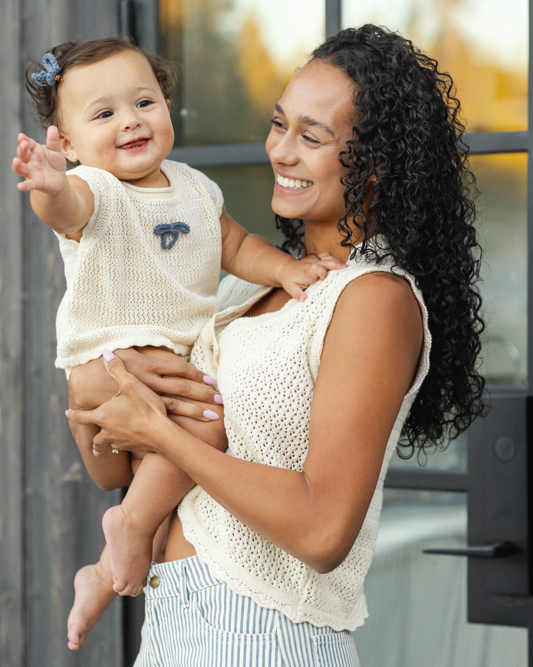 Women's Knit Vest Natural