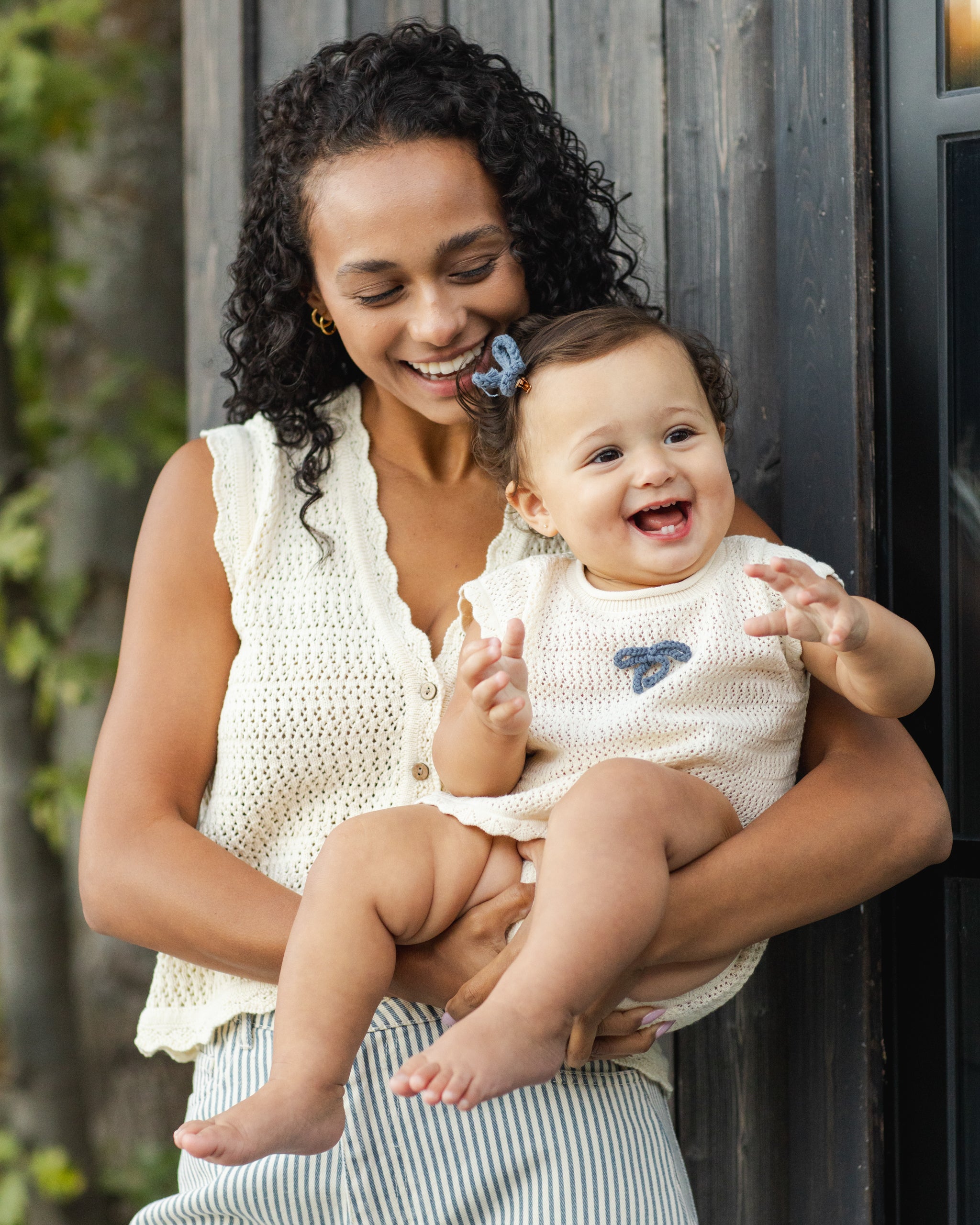 Women's Knit Vest Natural