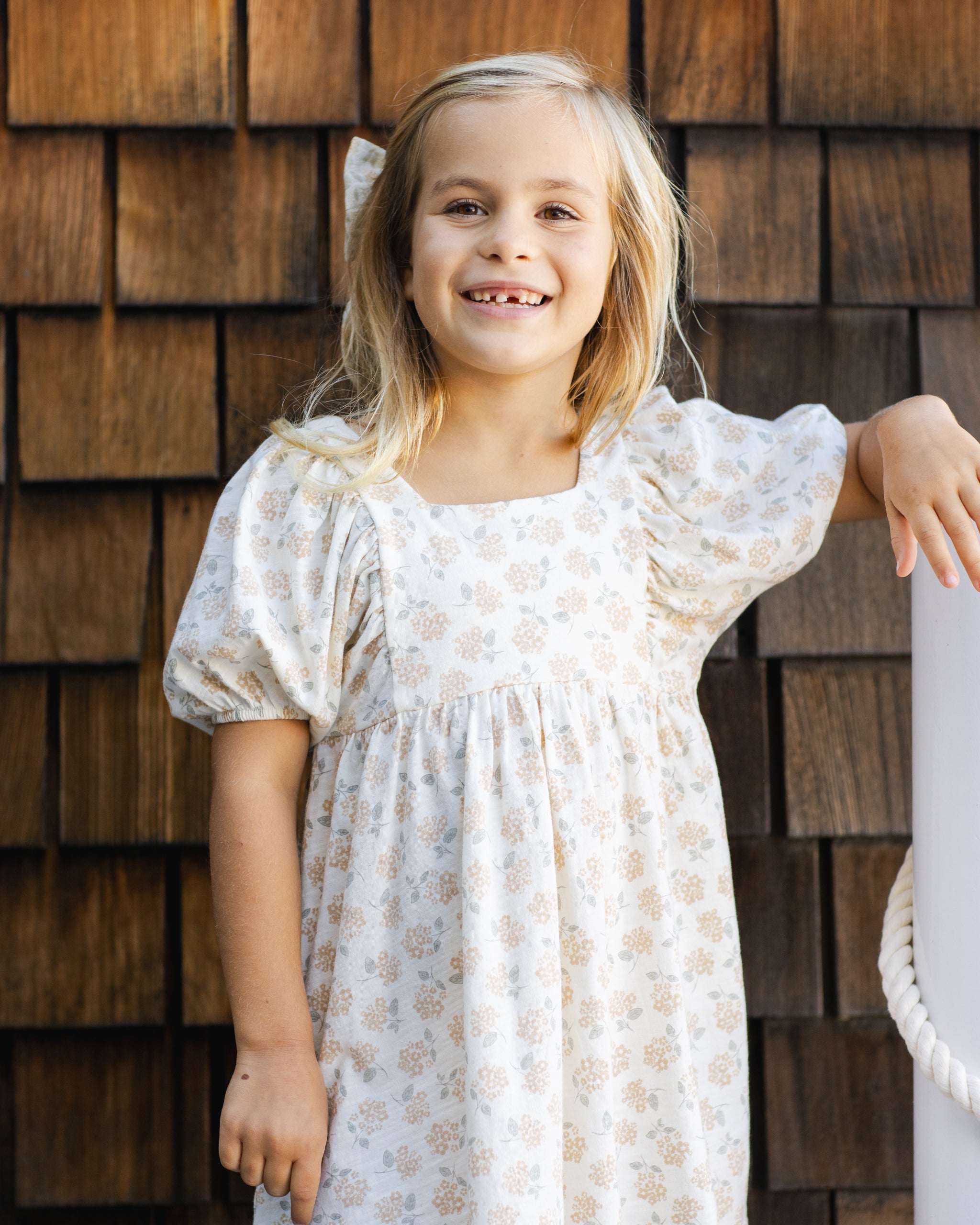 Brea Kleid Gelb geblümt