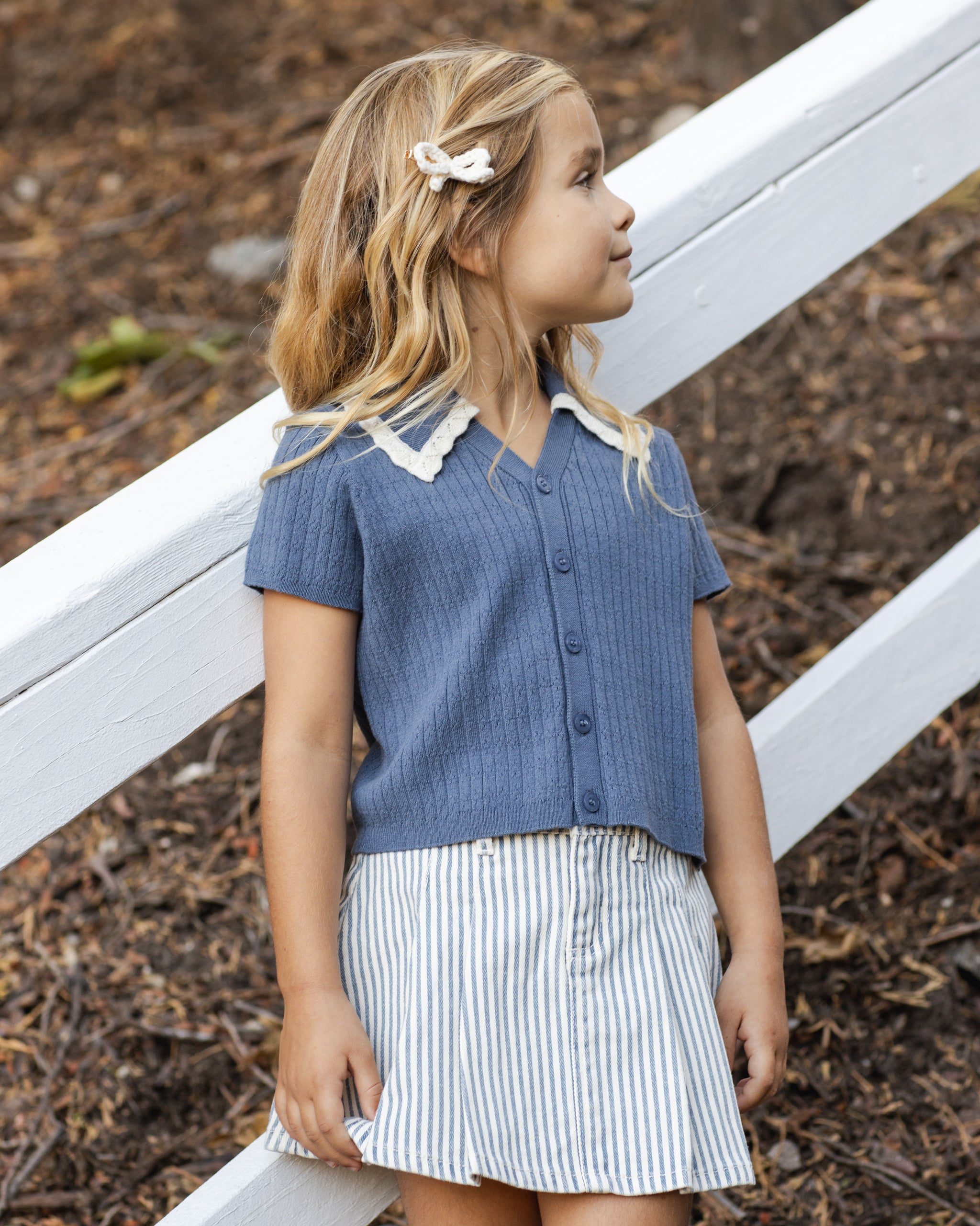 Sloane Knit Top Marine – Rylee + Cru