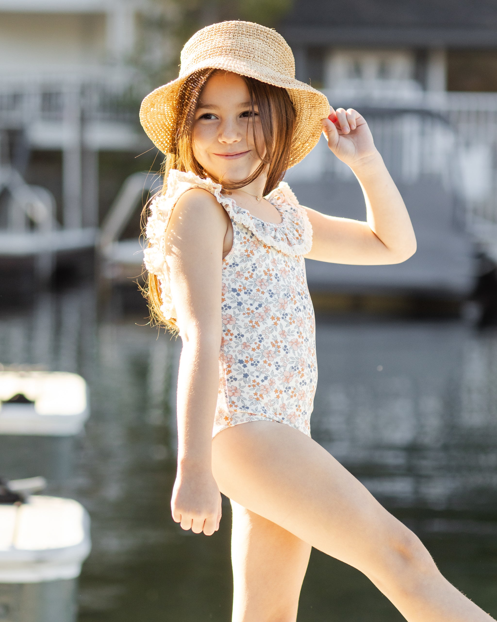Margaret One-Piece Flower Field – Rylee + Cru