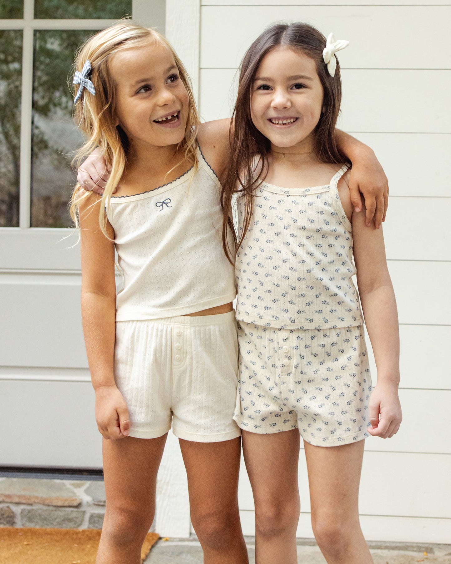 Pointelle Lounge-Set Elfenbein