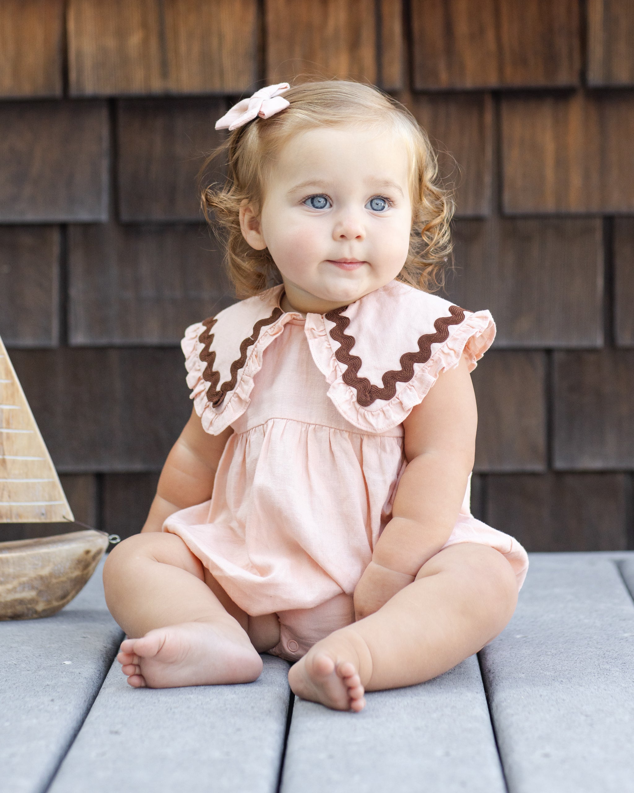 Cove Romper Blush