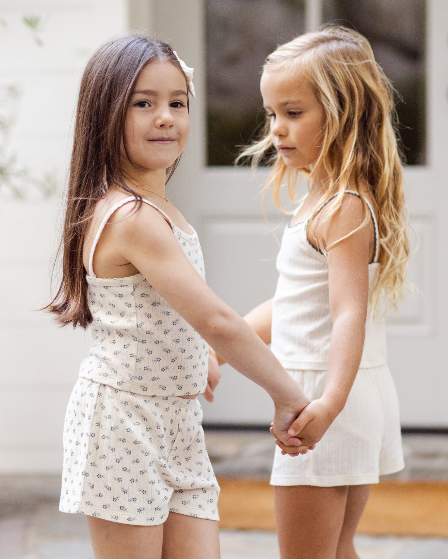 Pointelle Lounge-Set Elfenbein