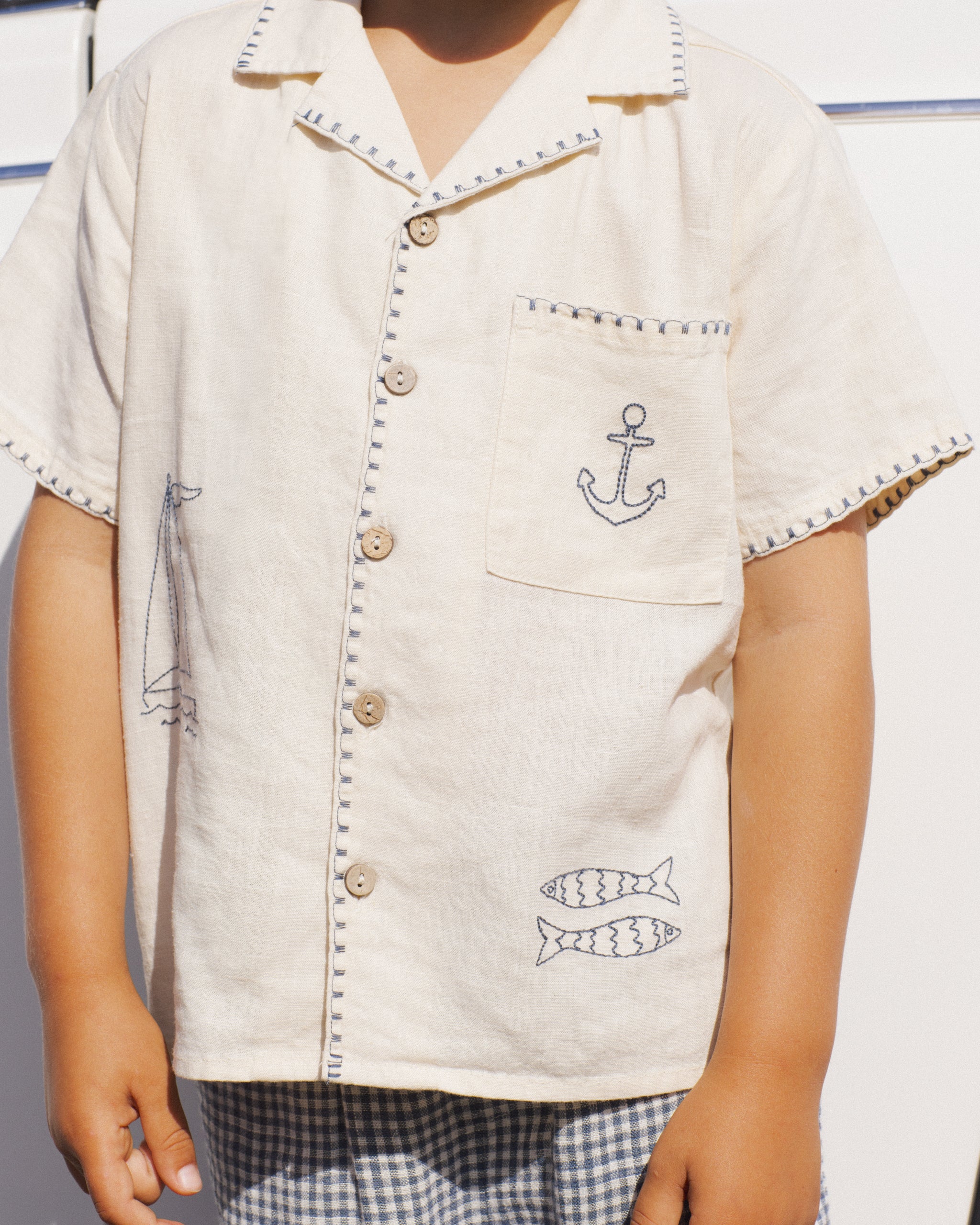 Lapel Collar Shirt Sailor – Rylee + Cru
