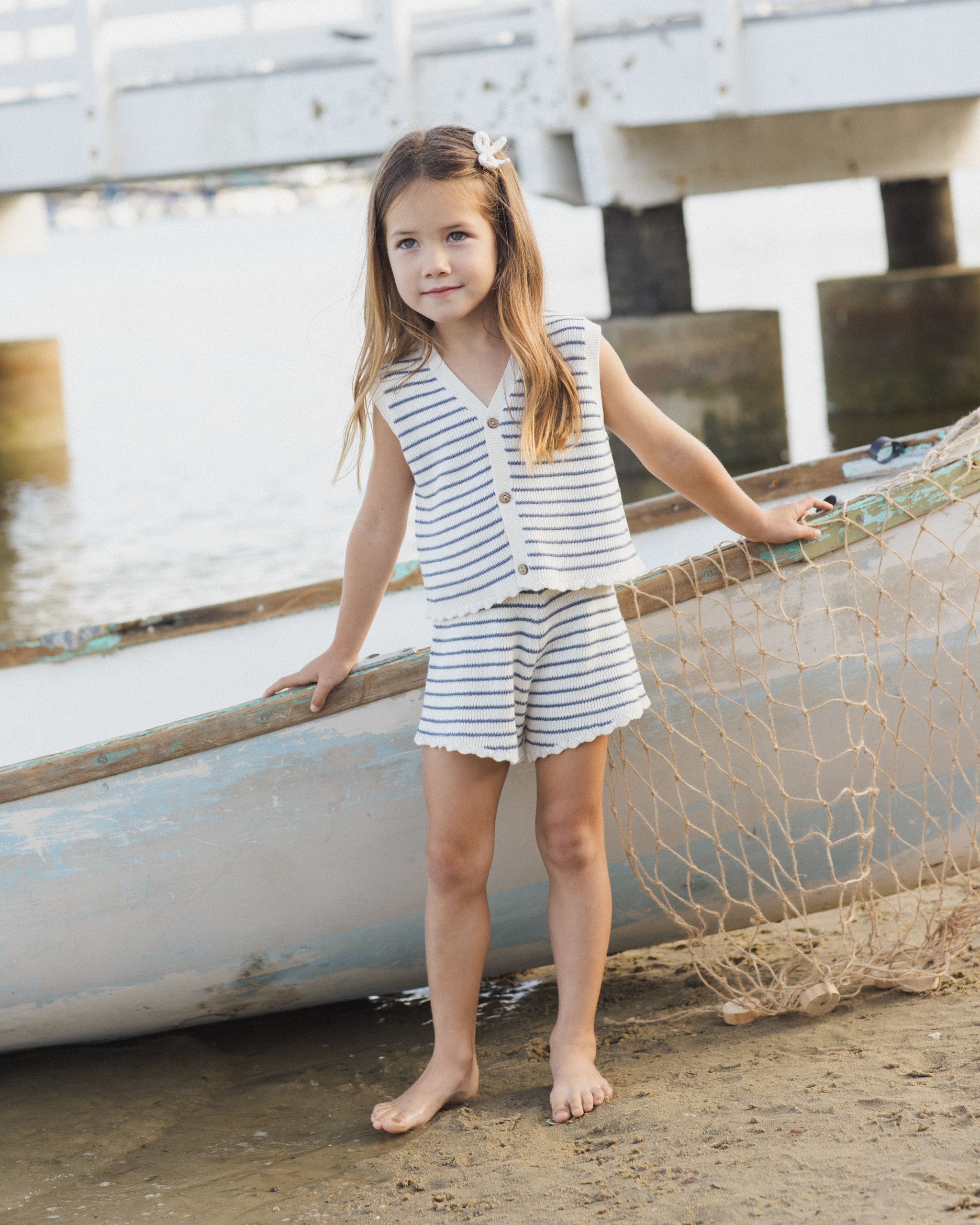 Knit Vest Set Marine Stripe – Rylee + Cru