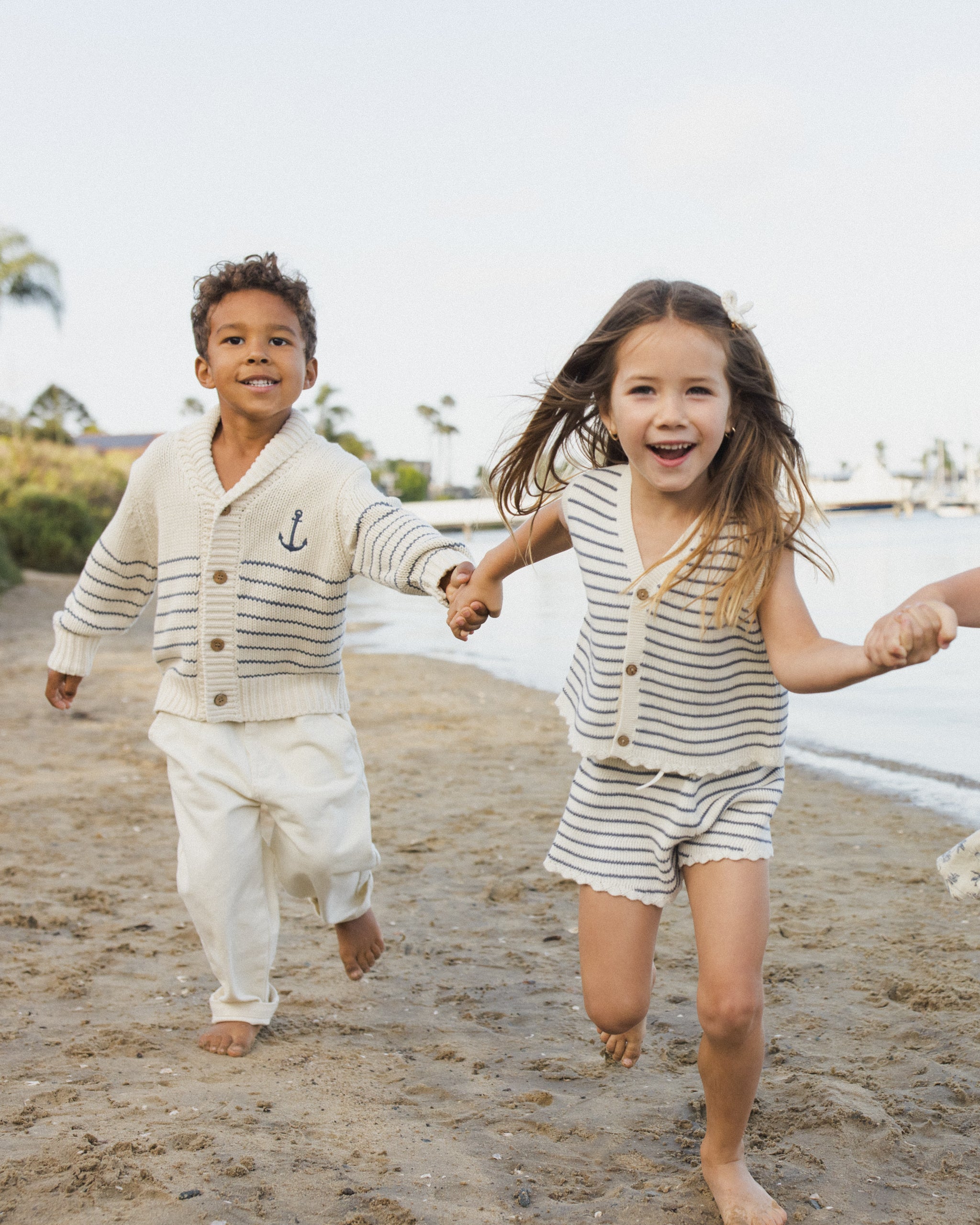 Knit Vest Set Marine Stripe – Rylee + Cru