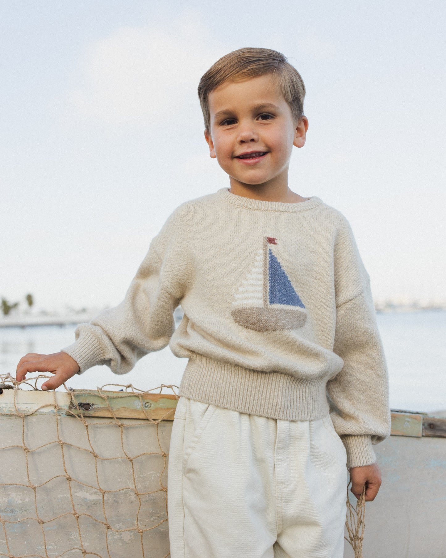 Aspen Sweater Sailboat