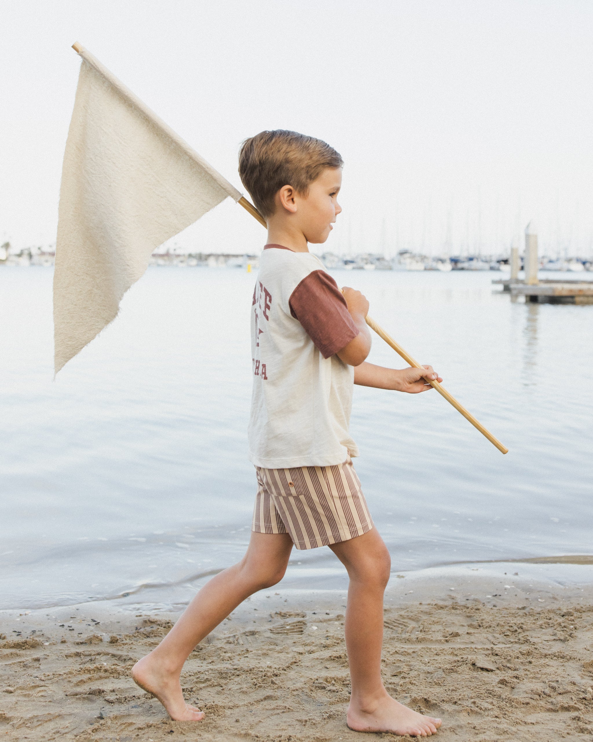 Boardshort Brown Butterscotch Stripe