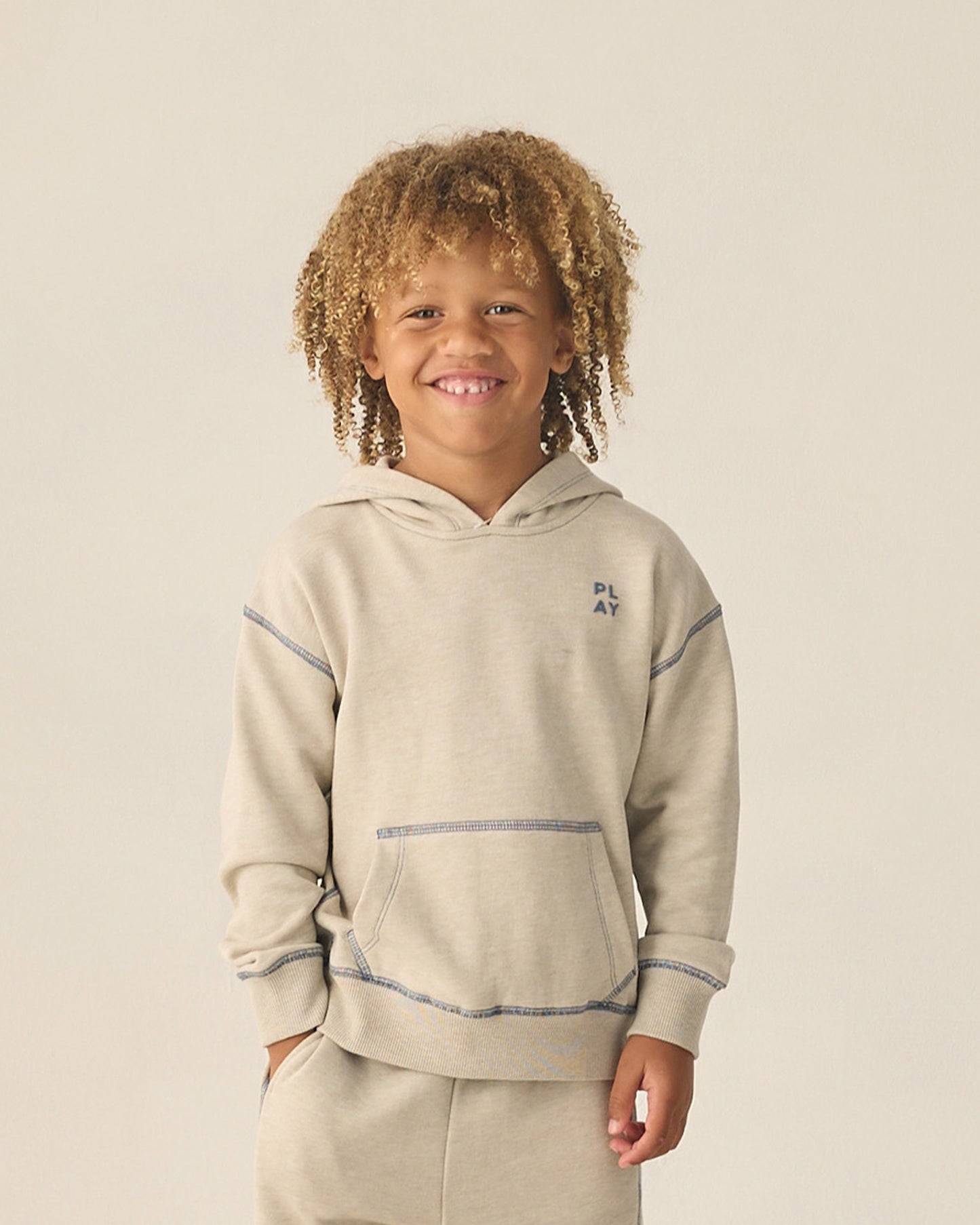 Coast Hoodie Heathered Oatmeal