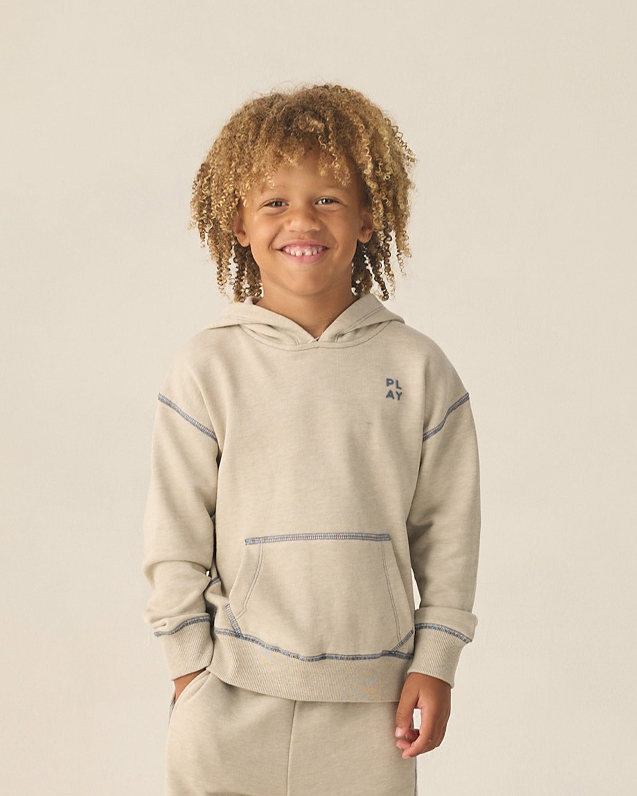 Coast Hoodie Heathered Oatmeal