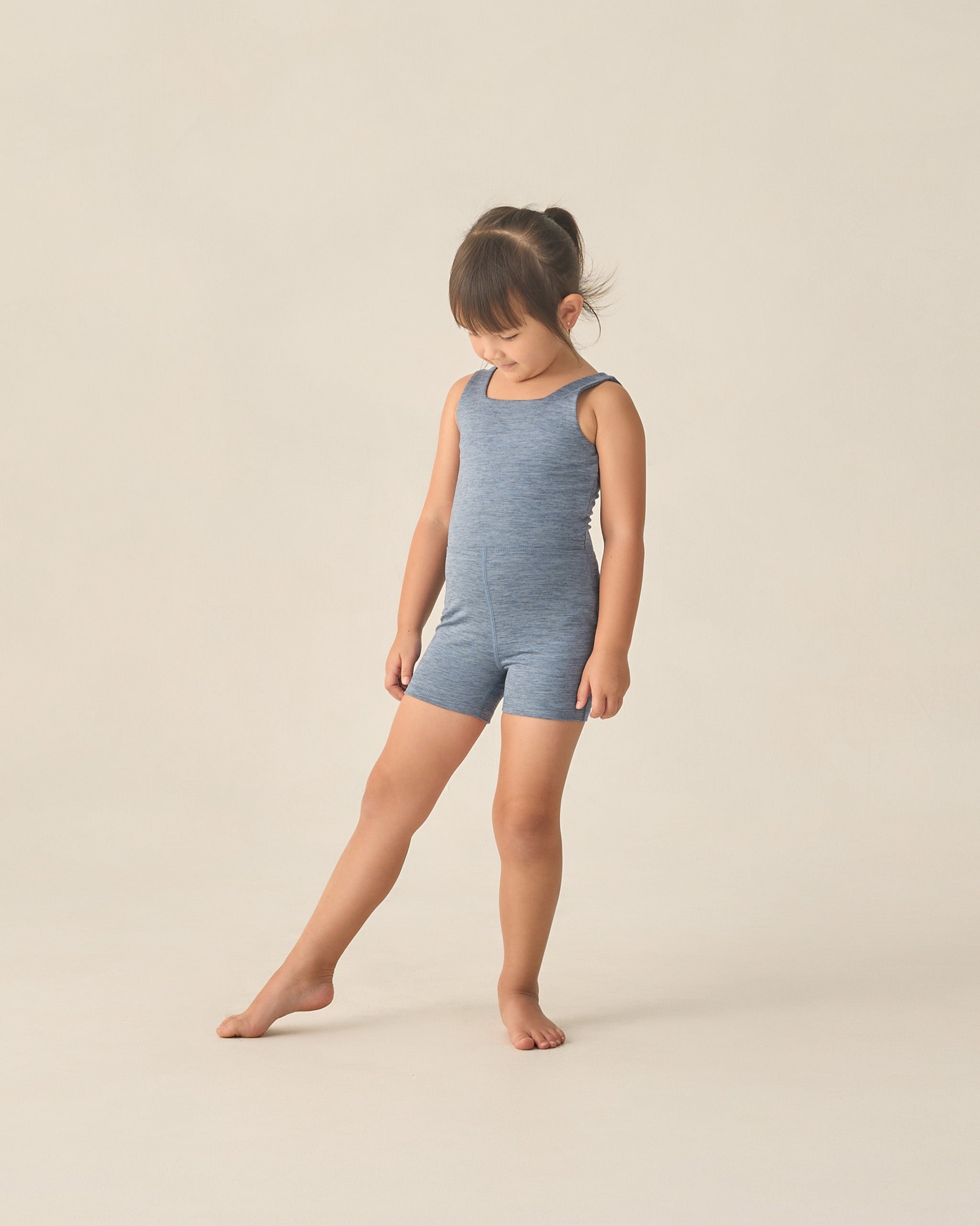 Malibu Bodysuit Heathered Marine