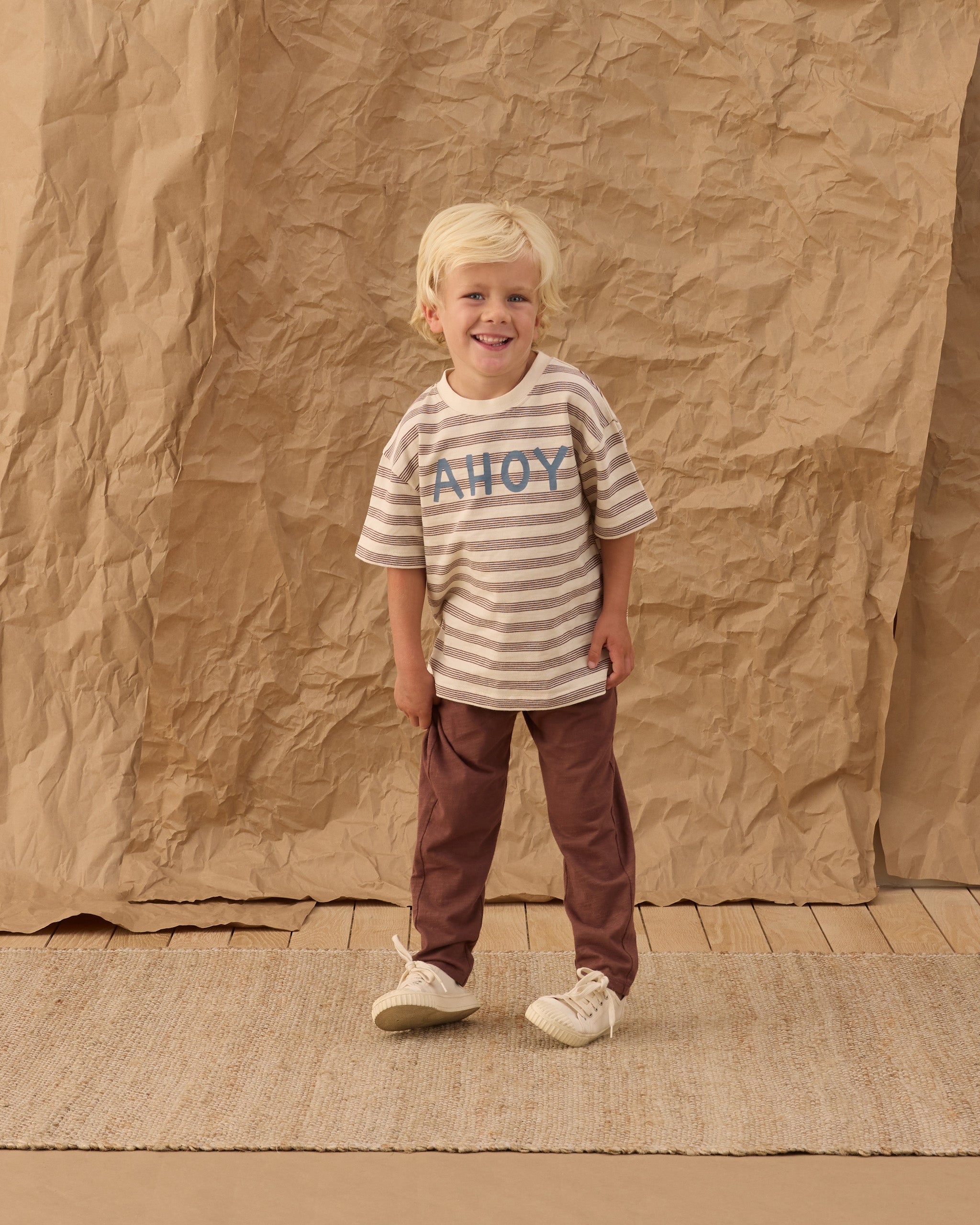 Cru Pant Chocolate - Rylee + Cru | Kids Clothes | Trendy Baby Clothes | Modern Infant Outfits |