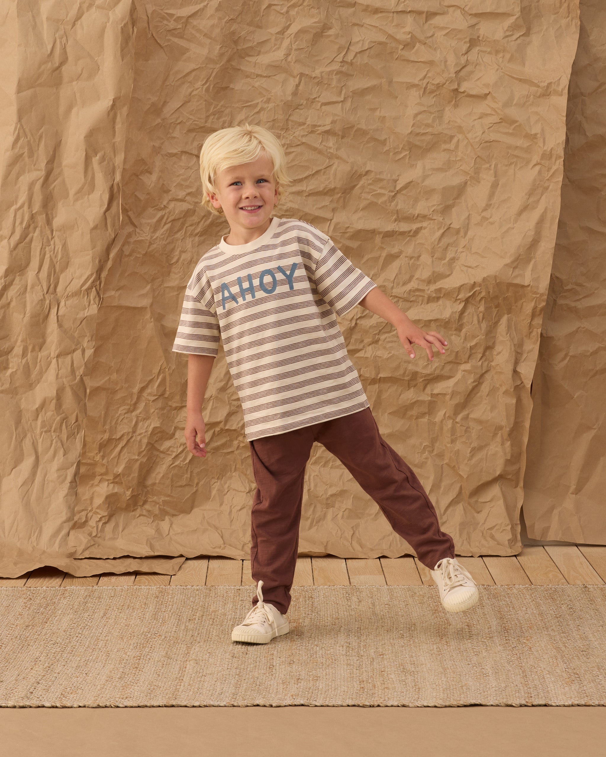Cru Pant Chocolate - Rylee + Cru | Kids Clothes | Trendy Baby Clothes | Modern Infant Outfits |