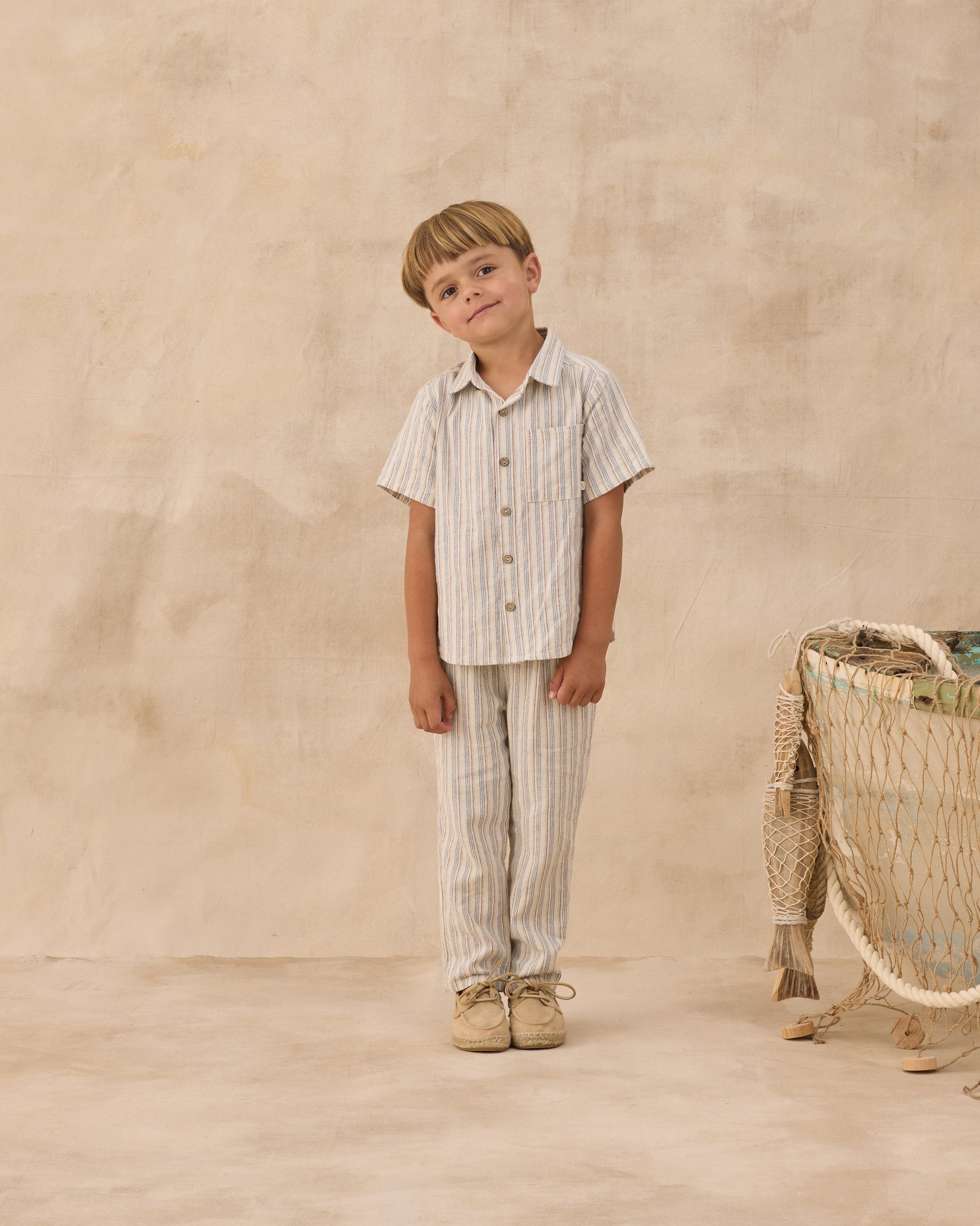 إيثان بنطلون شريط بحري