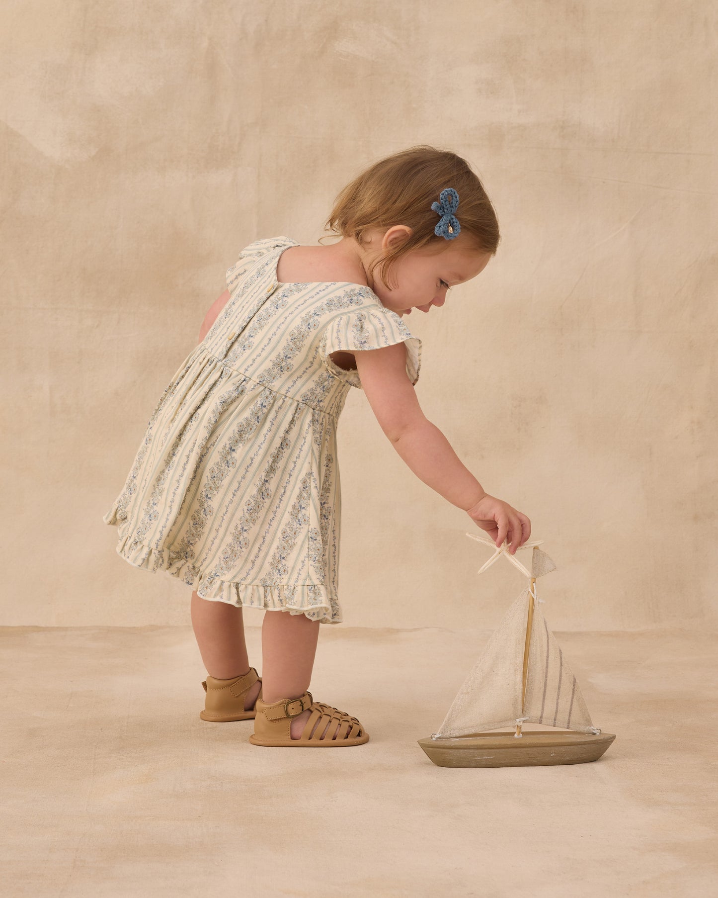 Lila Romper Blue Floral