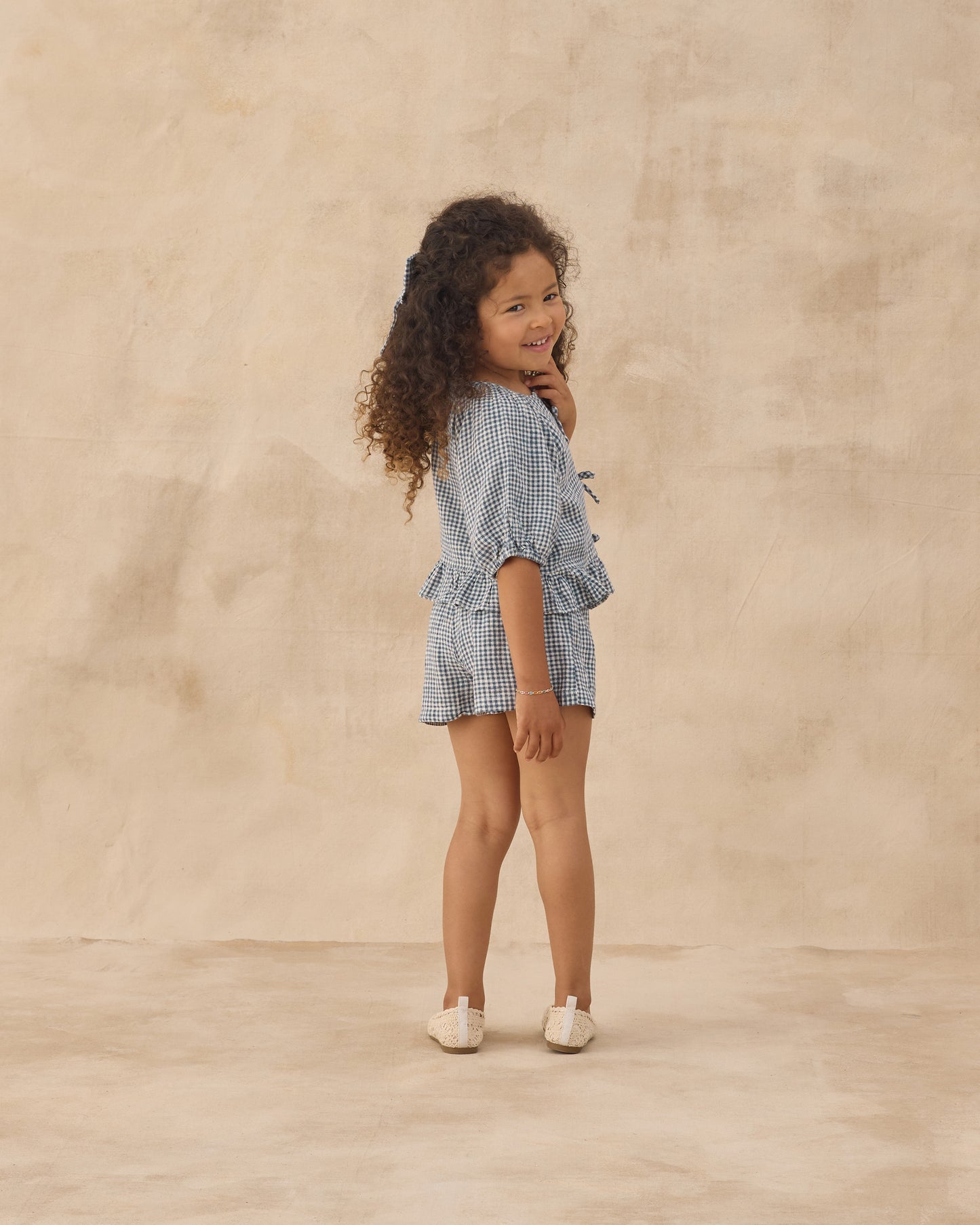 Juniper Set Marine Gingham