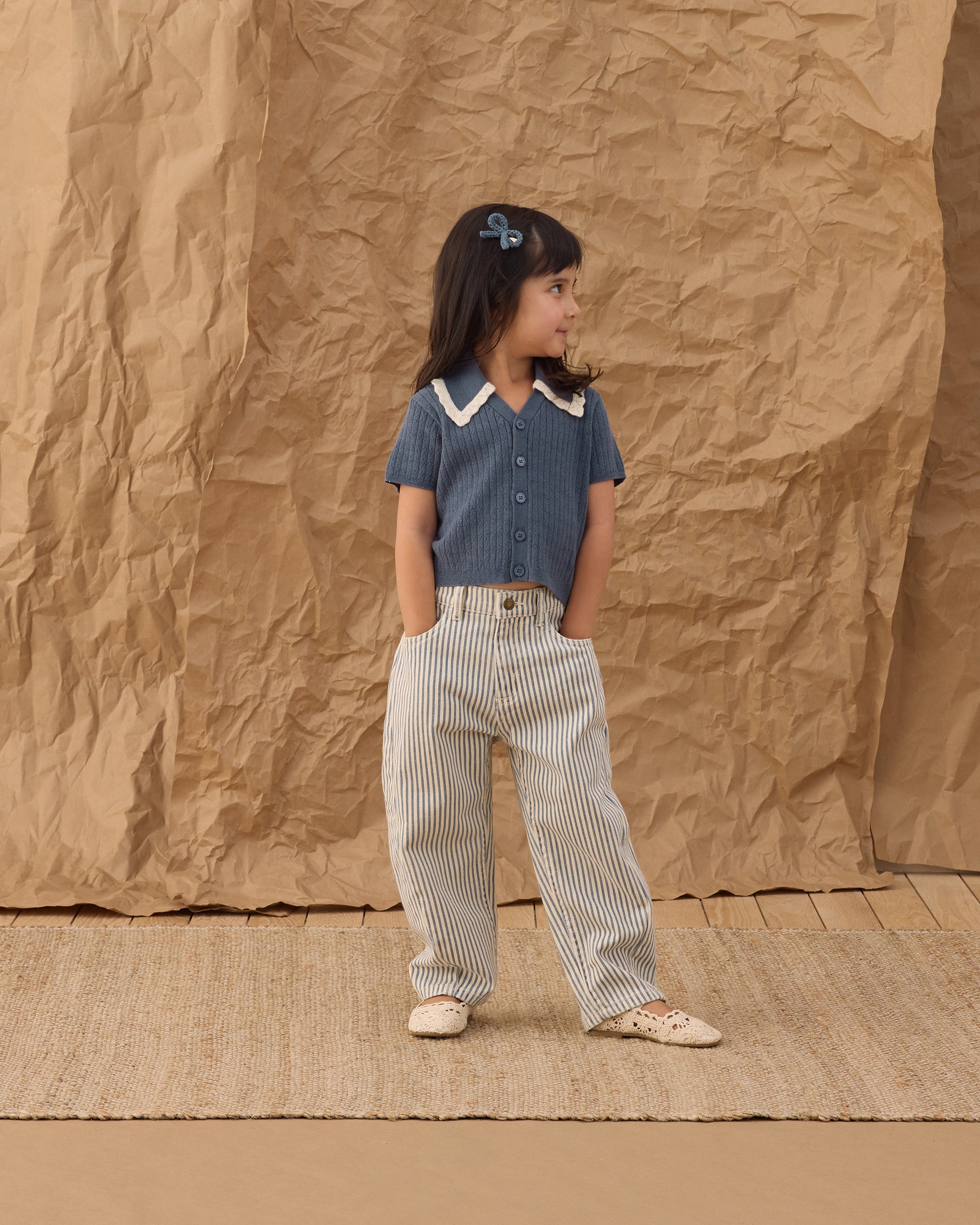Barrel Pant Railroad Stripe - Rylee + Cru | Kids Clothes | Trendy Baby Clothes | Modern Infant Outfits |