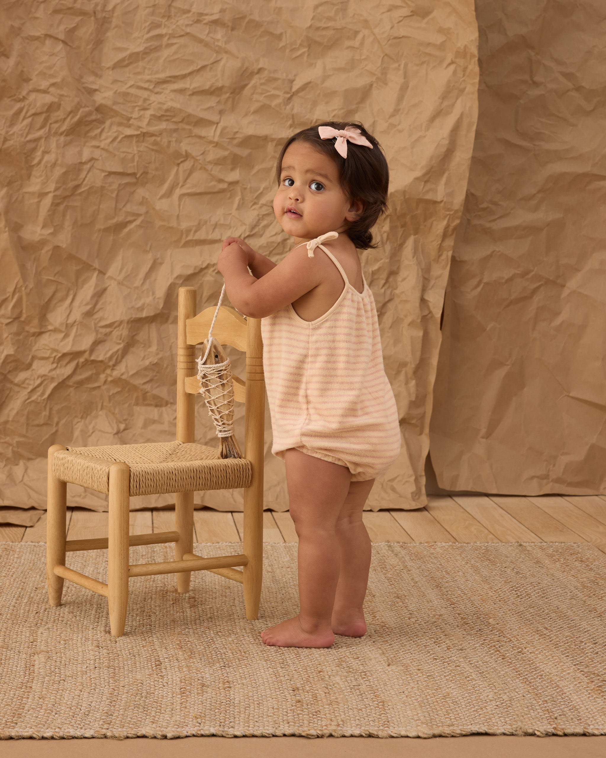 Nala Strampler rosa gestreift