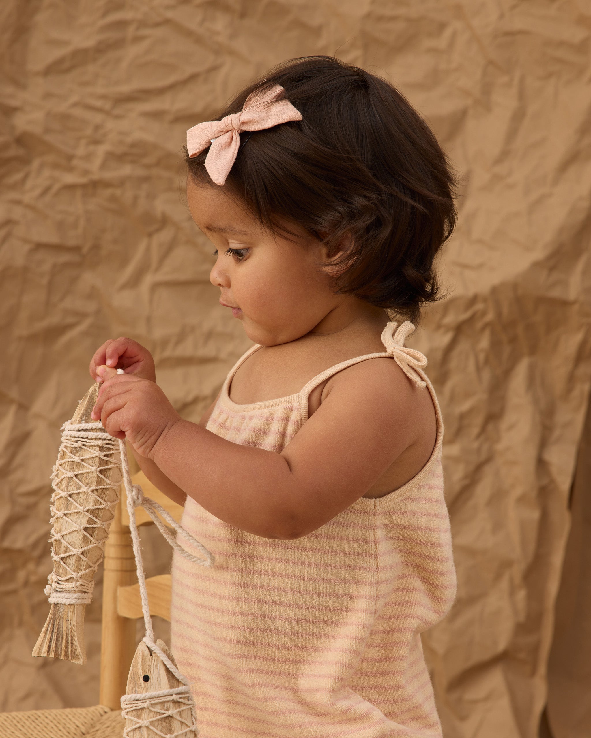 Nala Strampler rosa gestreift