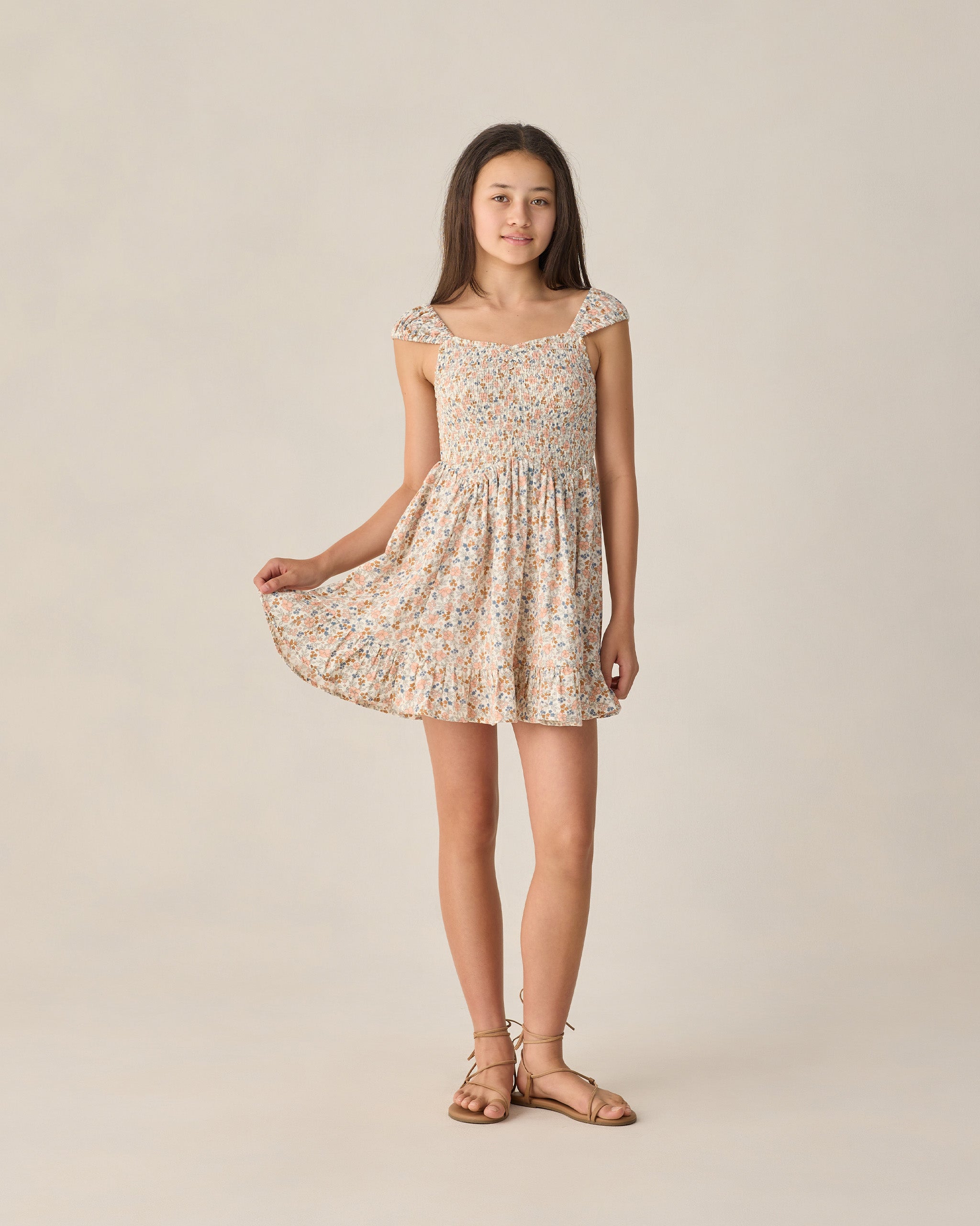 Vestido Kalina Para Adolescente Campo De Flores