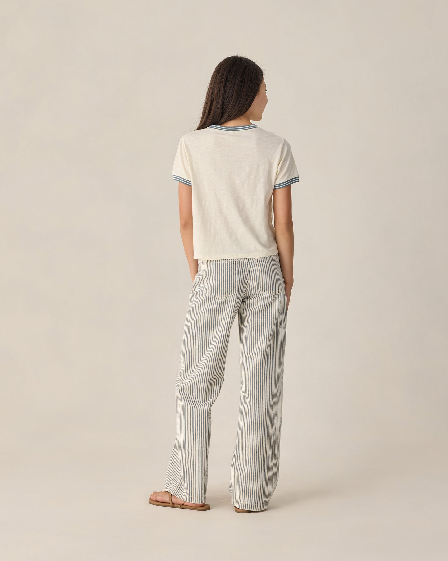 Teen Ringer Tee Ankerschleife