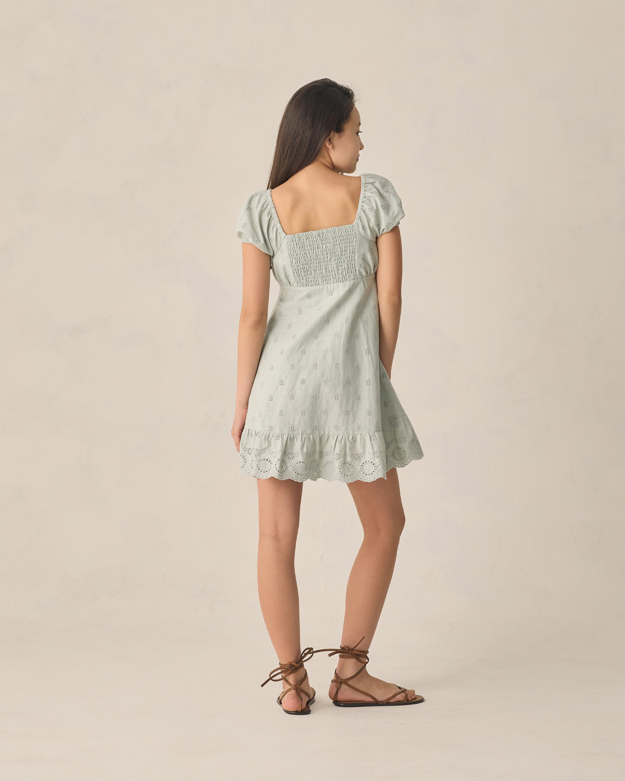 Teen Liv Dress Seafoam Rylee + Cru Teen Liv Dress Seafoam Rylee + Cru
