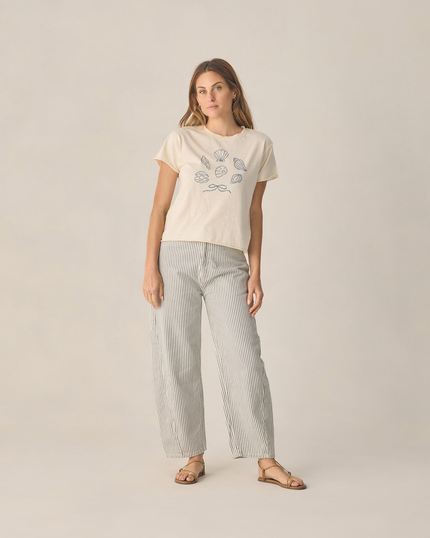 Women's Vintage Tee Seashells