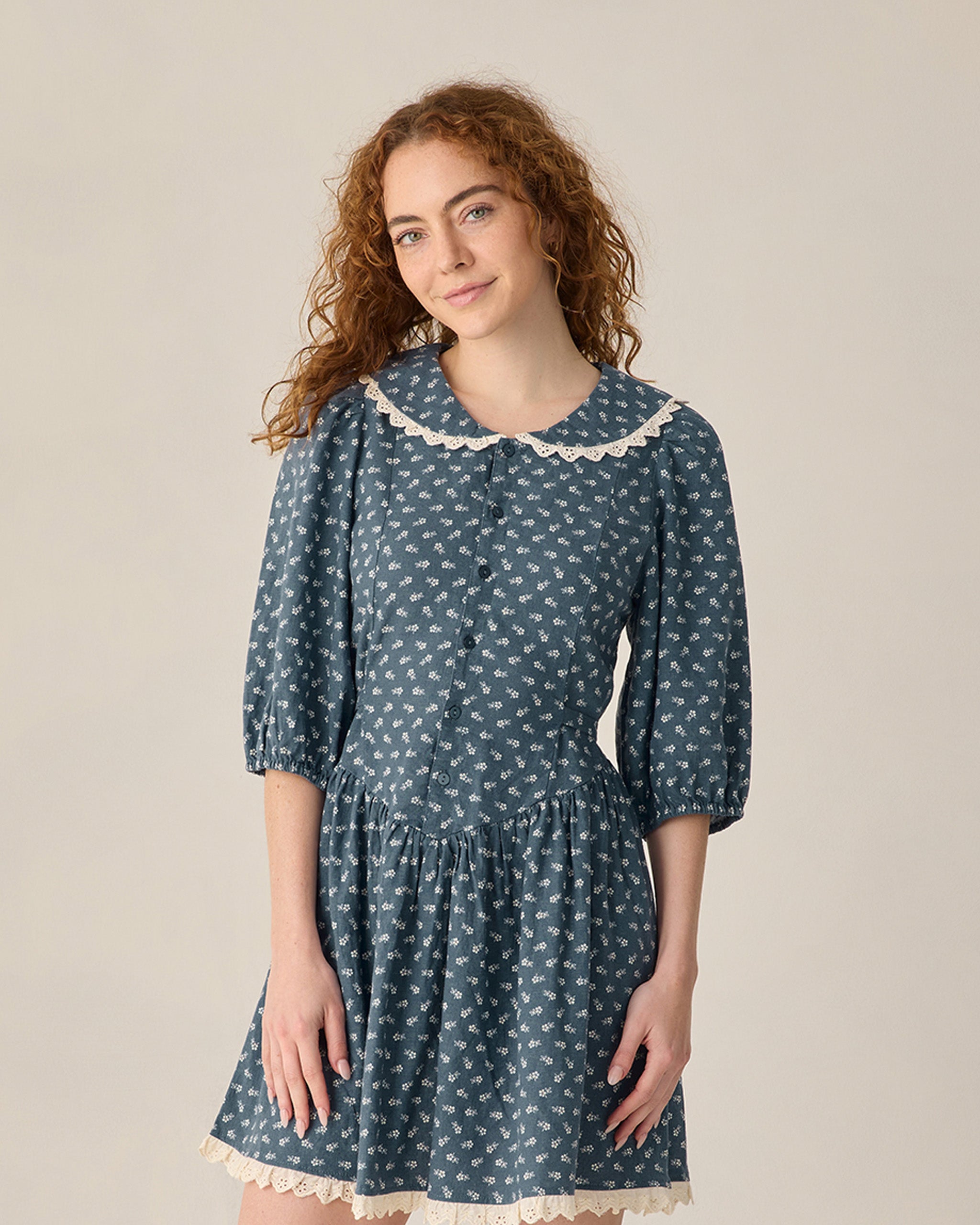 Women's Ginger Dress Ditsy, S at Rylee + Cru Women's Ginger Dress Ditsy, S at Rylee + Cru