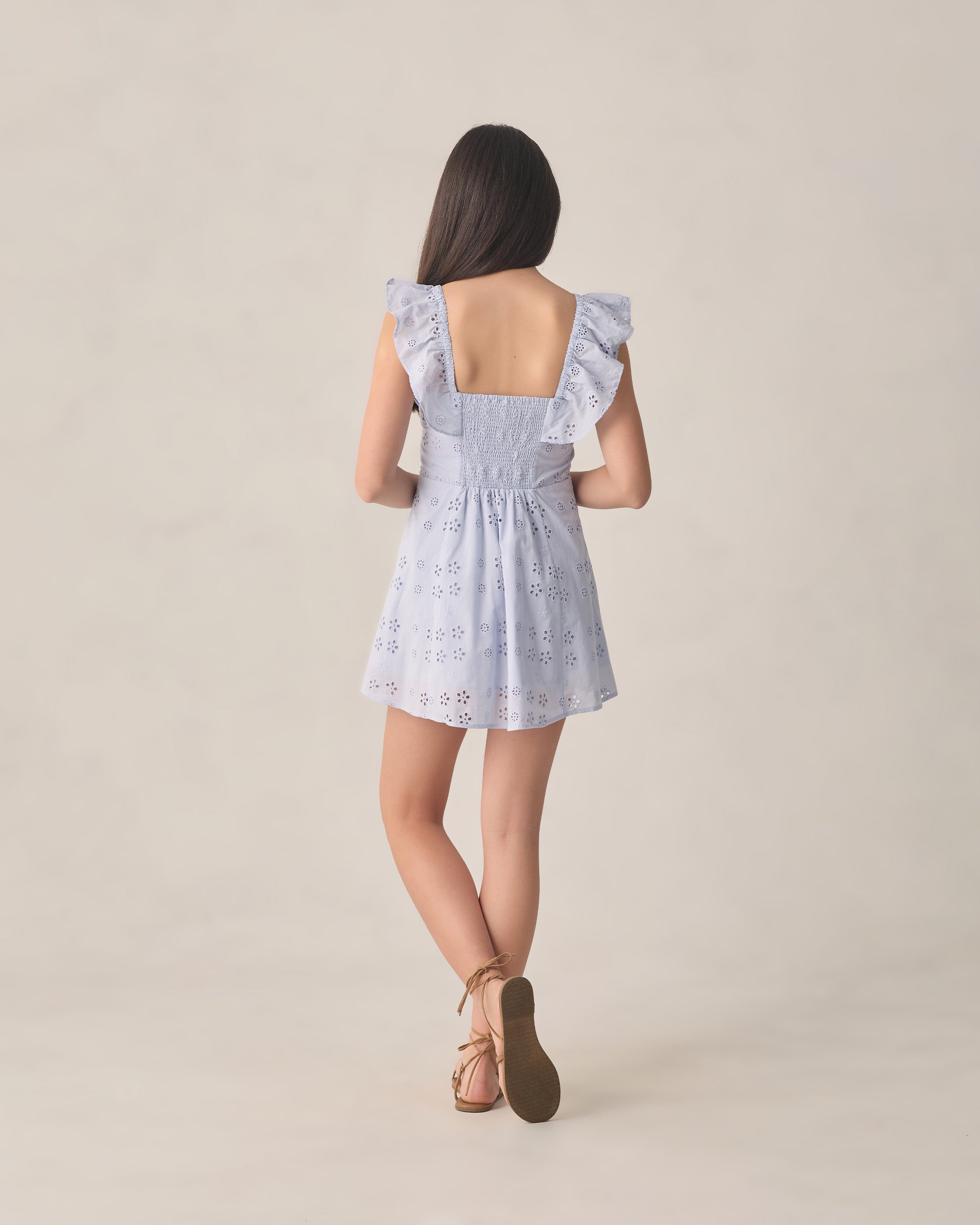 Teen Bianca Mini Dress Periwinkle - Rylee + Cru | Kids Clothes | Trendy Baby Clothes | Modern Infant Outfits |
