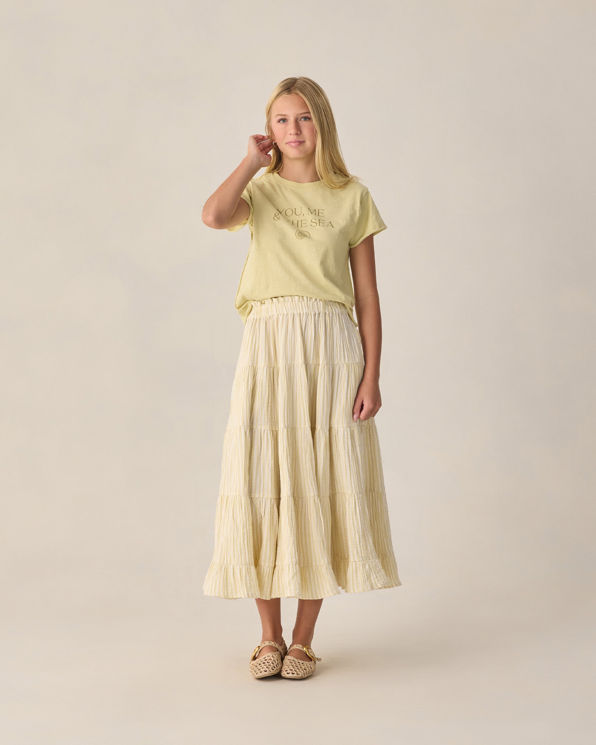 Teen Vintage Tee Citron - Rylee + Cru | Kids Clothes | Trendy Baby Clothes | Modern Infant Outfits |