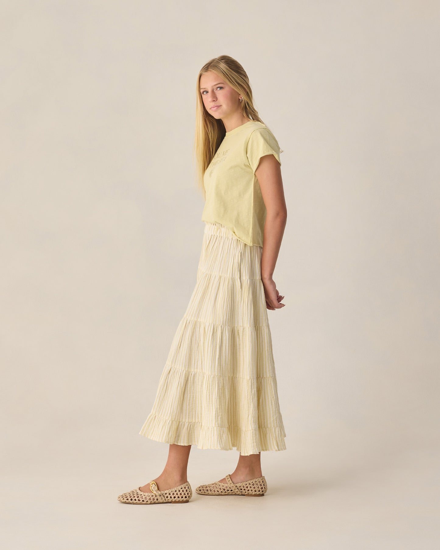 Teen Vintage Tee Citron - Rylee + Cru | Kids Clothes | Trendy Baby Clothes | Modern Infant Outfits |