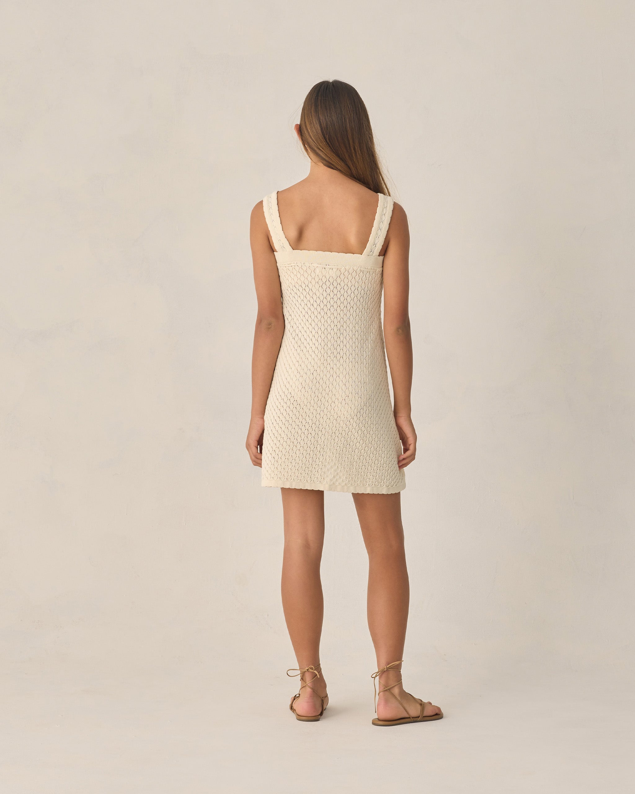 beige crochet mini dress Handmade Beige Crochet Mini Dress: Boho Cotton Spiral Sleeve