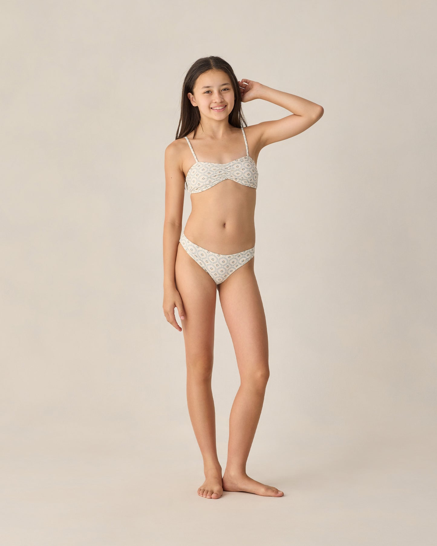 Teen Cardiff Bikini Set Green Fleur - Rylee + Cru | Kids Clothes | Trendy Baby Clothes | Modern Infant Outfits |