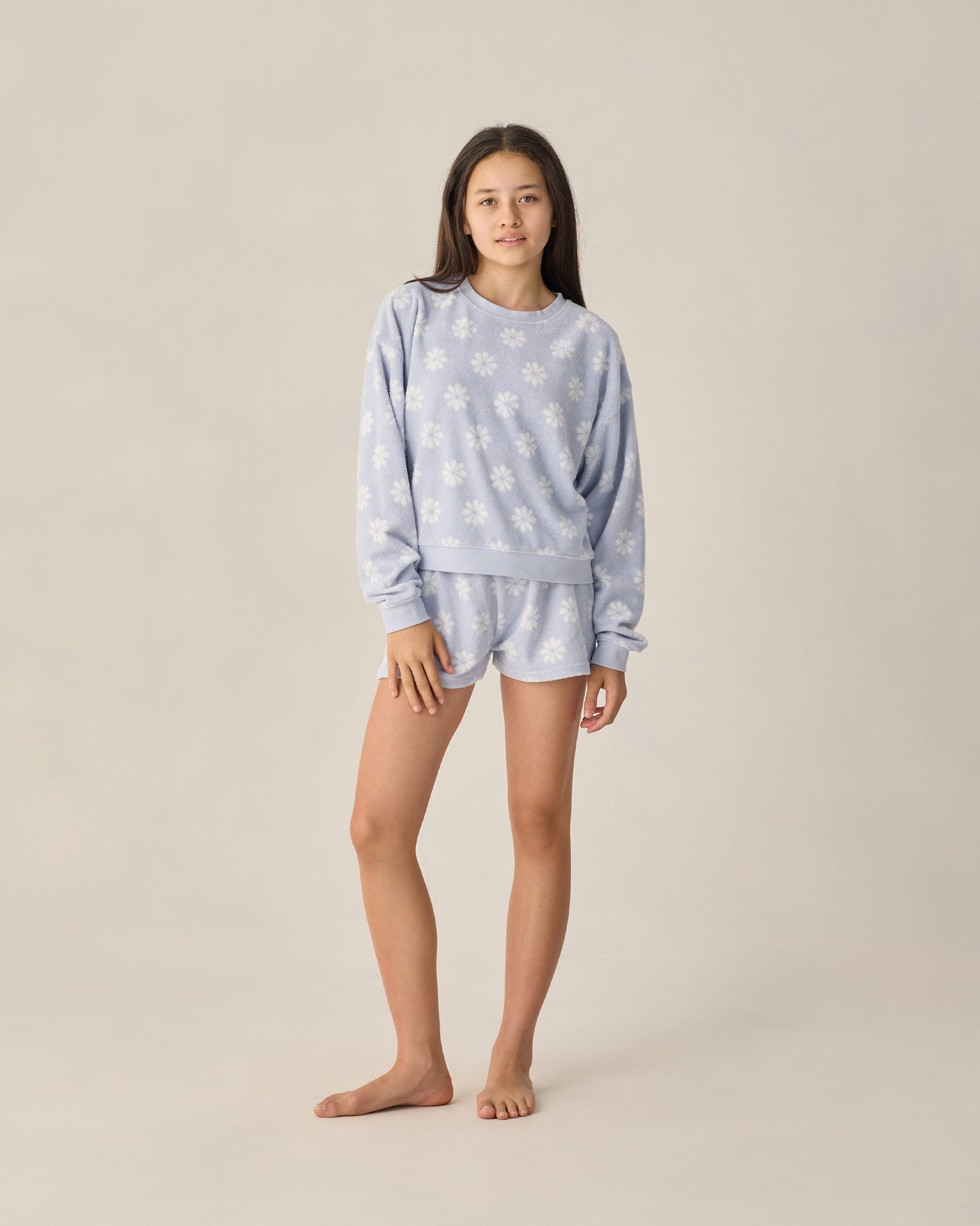 Teen Karli Set Periwinkle Daisy - Rylee + Cru | Kids Clothes | Trendy Baby Clothes | Modern Infant Outfits |