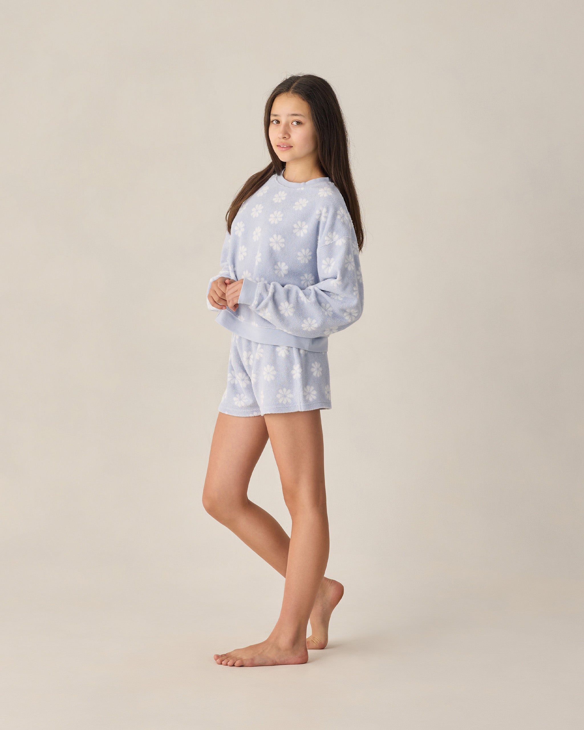 Teen Karli Set Periwinkle Daisy - Rylee + Cru | Kids Clothes | Trendy Baby Clothes | Modern Infant Outfits |