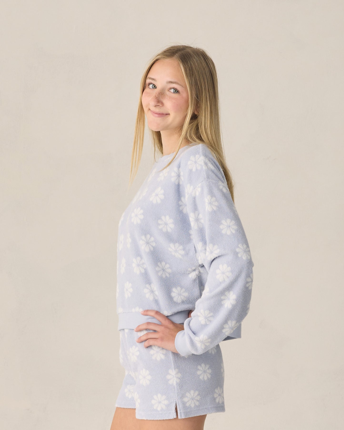 Teen Karli Set Periwinkle Daisy - Rylee + Cru | Kids Clothes | Trendy Baby Clothes | Modern Infant Outfits |