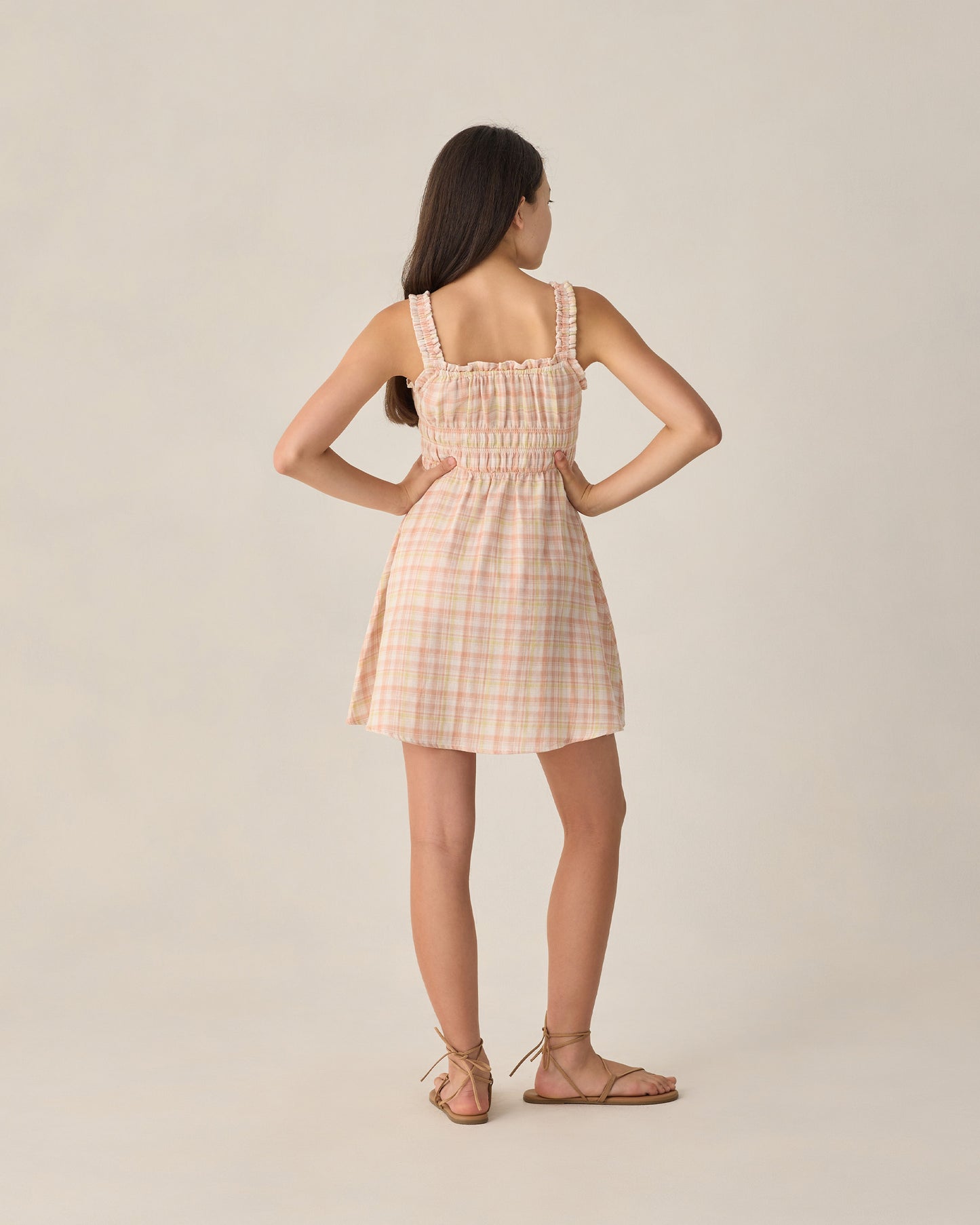 Teen Jane Mini Dress Summer Plaid - Rylee + Cru | Kids Clothes | Trendy Baby Clothes | Modern Infant Outfits |
