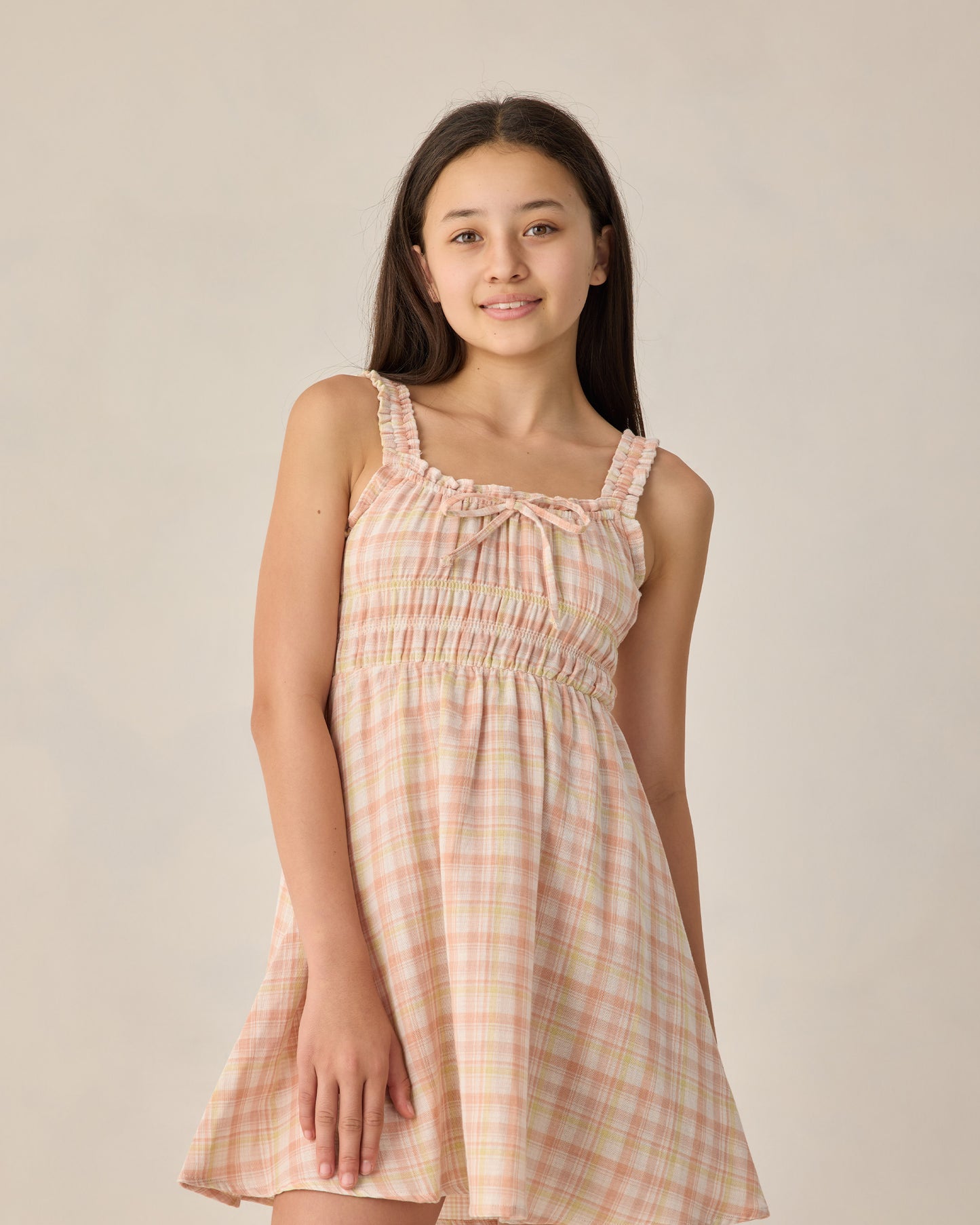 Teen Jane Mini Dress Summer Plaid - Rylee + Cru | Kids Clothes | Trendy Baby Clothes | Modern Infant Outfits |