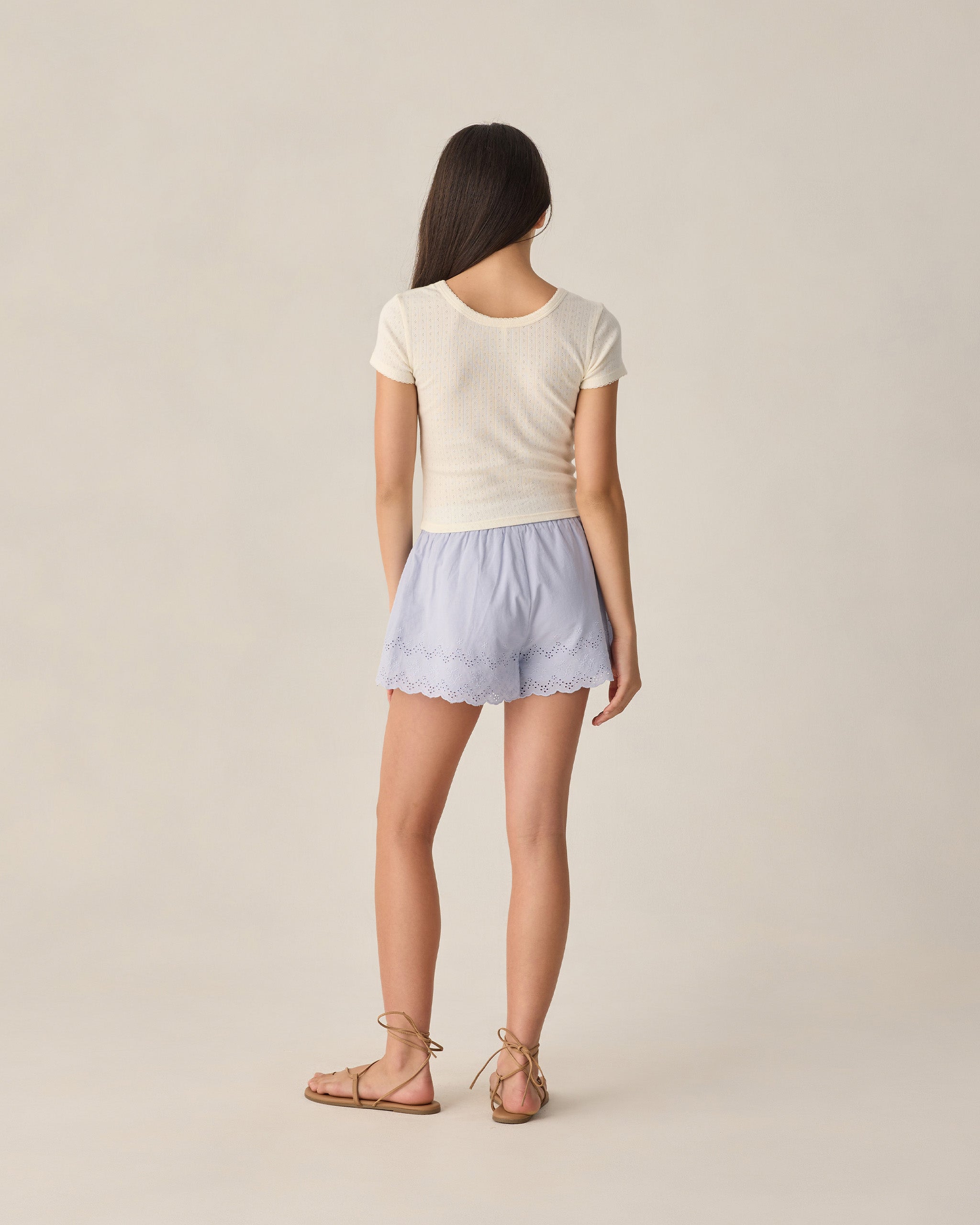 Teen Pointelle Jersey Ivory - Rylee + Cru | Kids Clothes | Trendy Baby Clothes | Modern Infant Outfits |