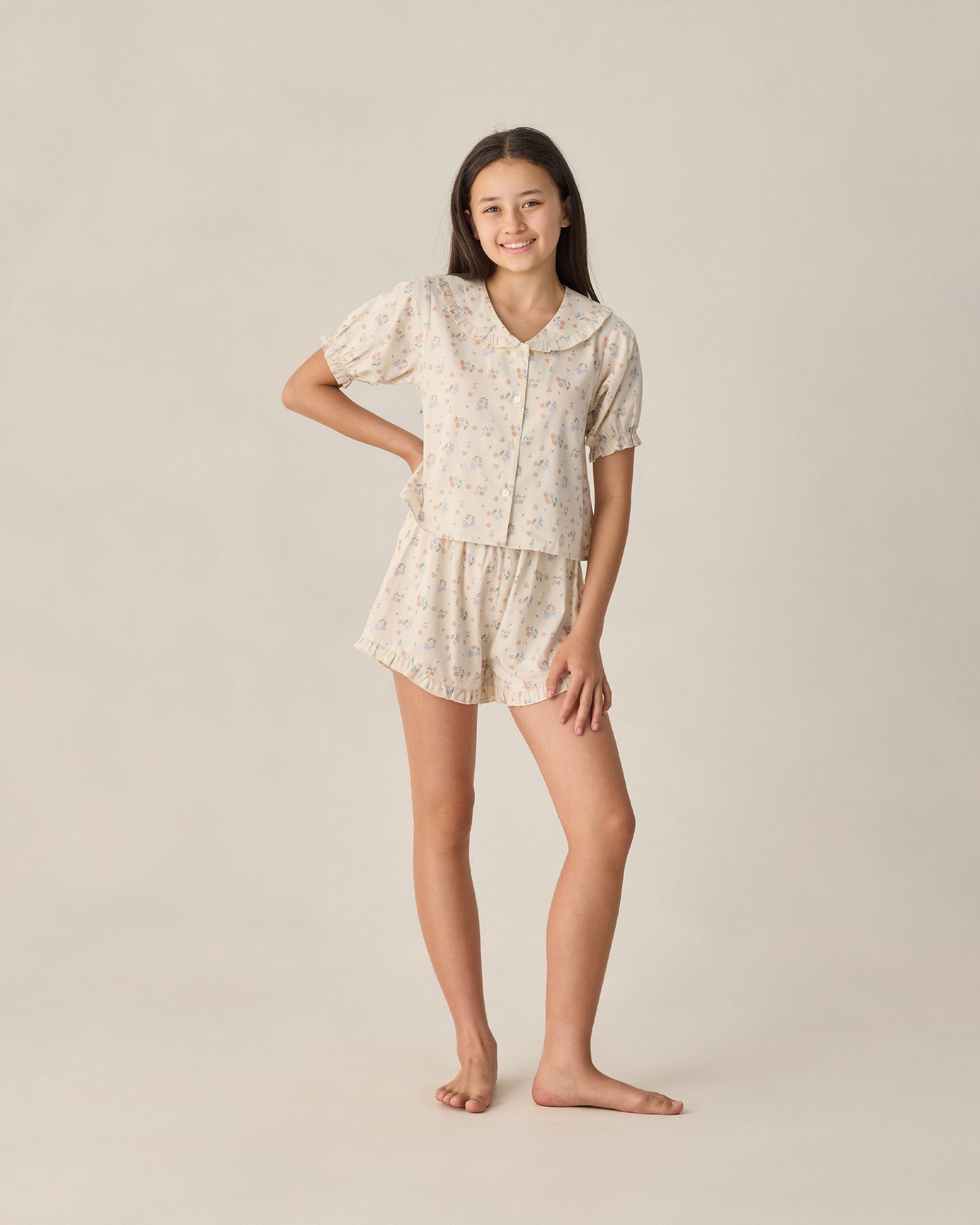 Teen Delilah Pajama Set Pastel Garden - Rylee + Cru | Kids Clothes | Trendy Baby Clothes | Modern Infant Outfits |