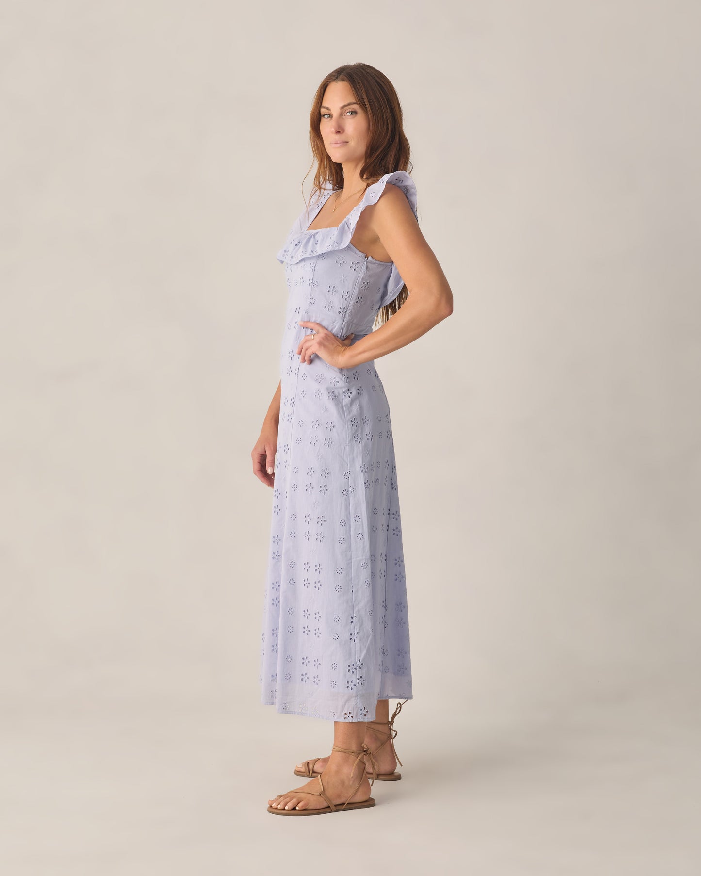Women's Bianca Dress Periwinkle - Rylee + Cru | Kids Clothes | Trendy Baby Clothes | Modern Infant Outfits |