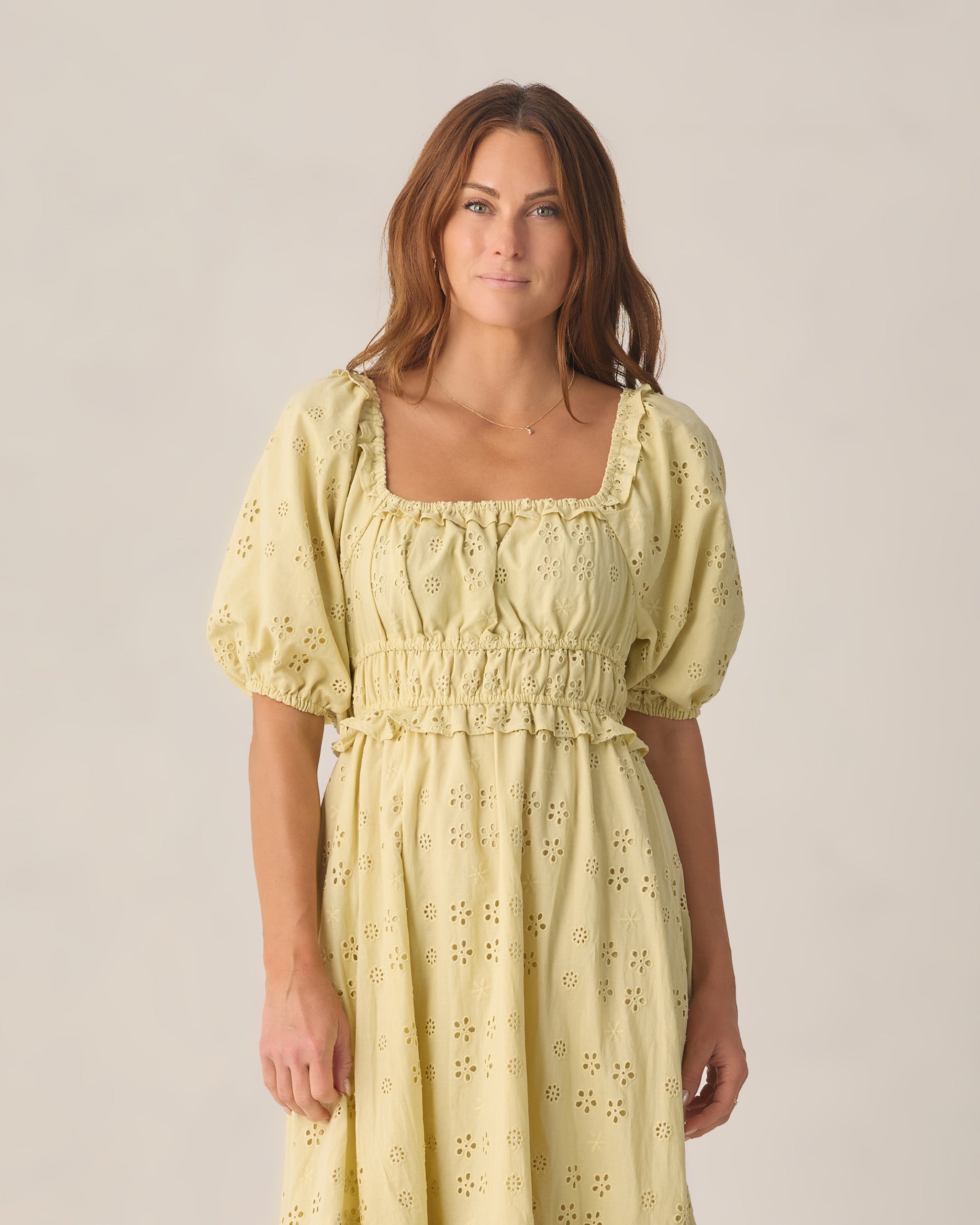 Women's Tenley Dress Citron - Rylee + Cru | Kids Clothes | Trendy Baby Clothes | Modern Infant Outfits |