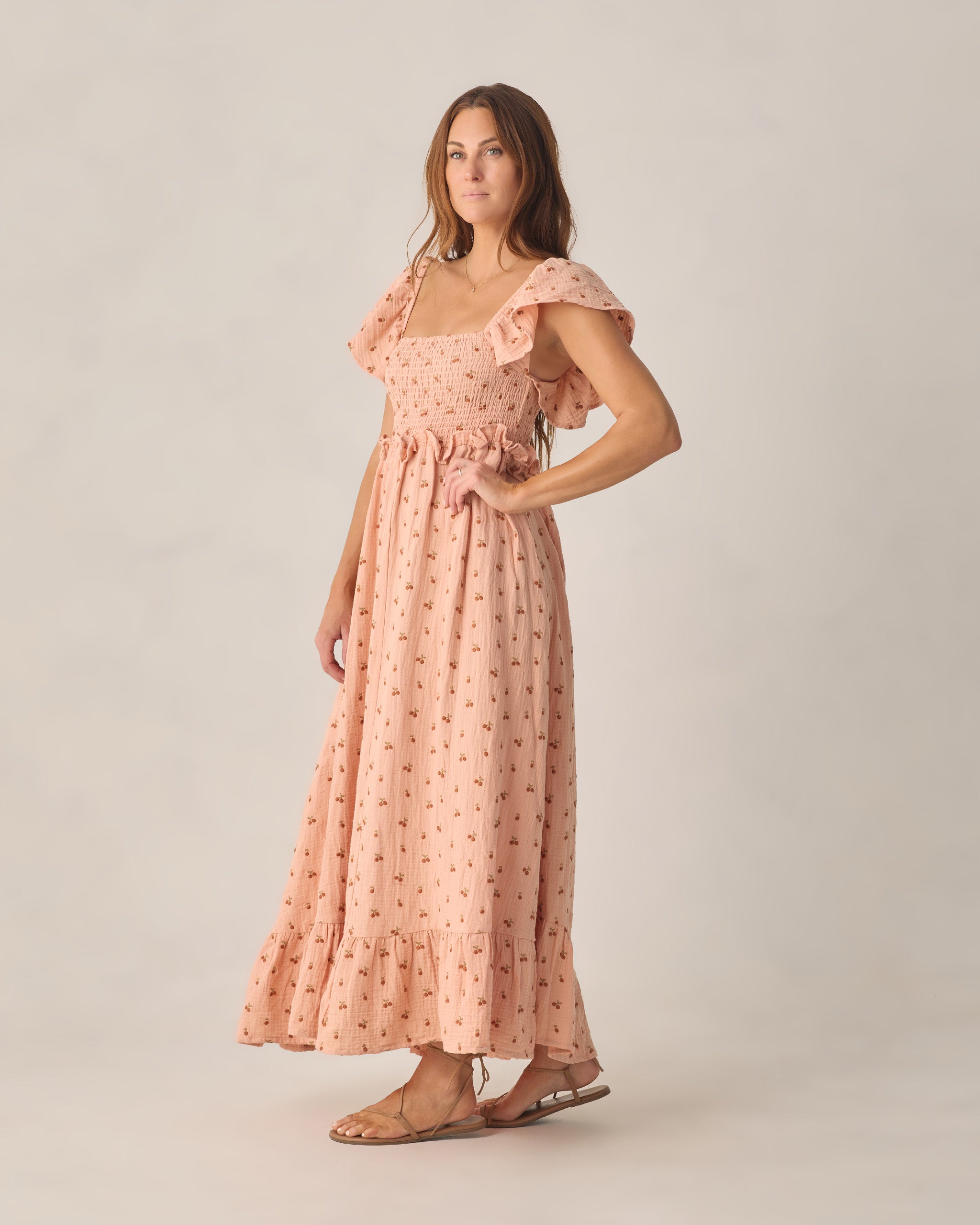 Women's Francesca Dress Cherry Embroidery XS Women's Francesca Dress Cherry Embroidery XS