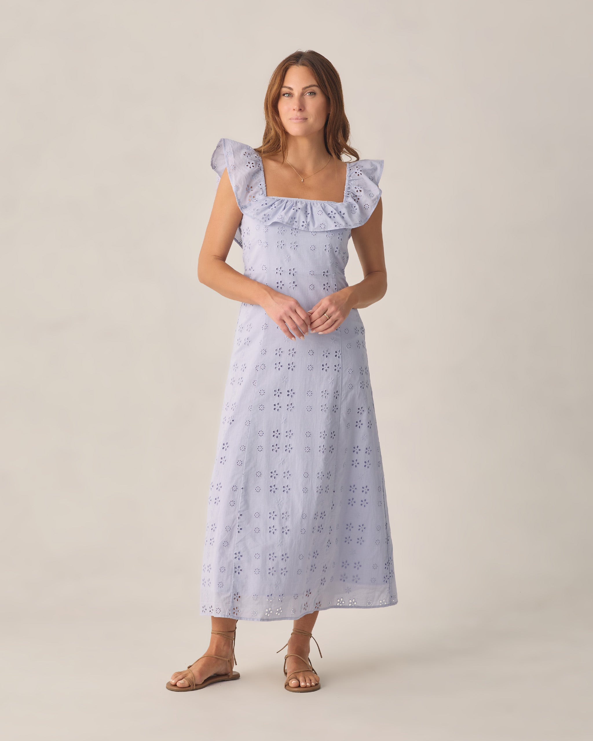 Women's Bianca Dress Periwinkle - Rylee + Cru | Kids Clothes | Trendy Baby Clothes | Modern Infant Outfits |