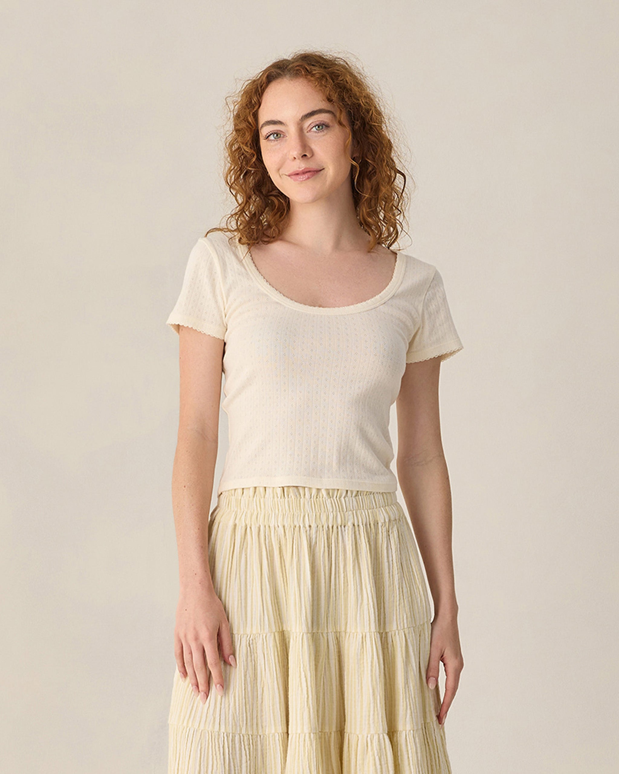 Rylee + Cru || Ruffle Crop Tops for Women